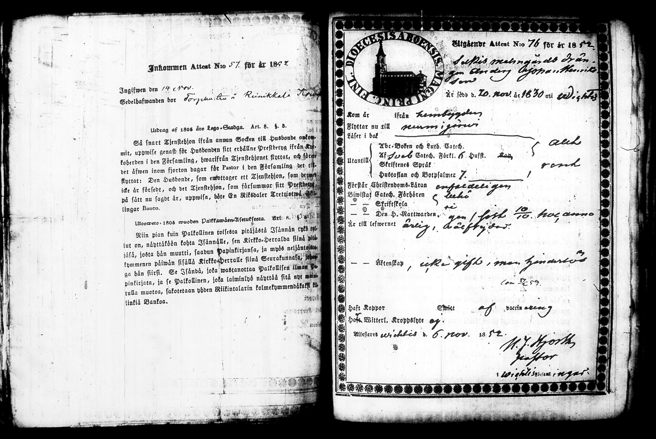[ ../kirjat/Kirkonkirjat/nurmijarvi/muuttokirjoja_1851-1856_tk350/kuvat/171.jpg ]