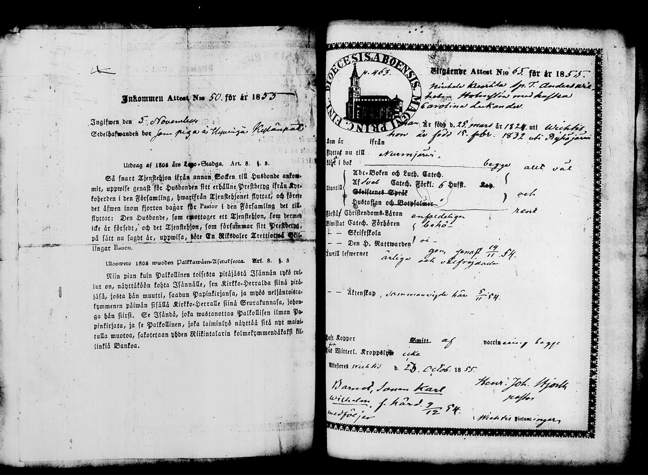 [ ../kirjat/Kirkonkirjat/nurmijarvi/muuttokirjoja_1851-1856_tk350/kuvat/500.jpg ]