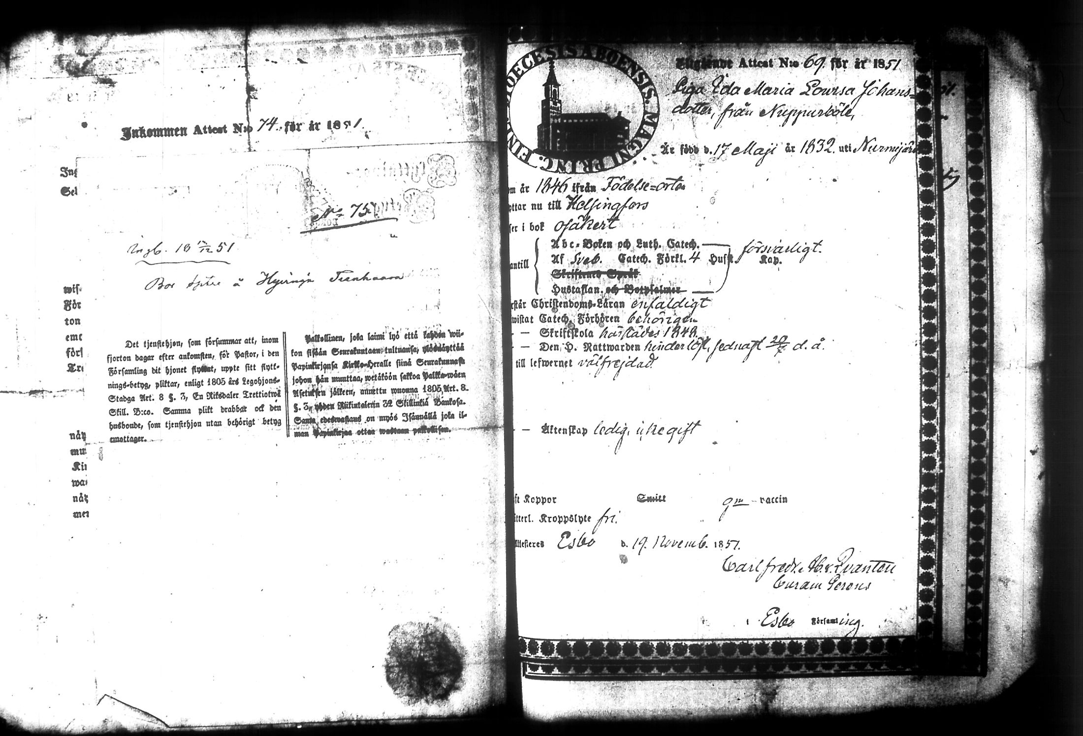 [ ../kirjat/Kirkonkirjat/nurmijarvi/muuttokirjoja_1851-1856_tk350/kuvat/85.jpg ]