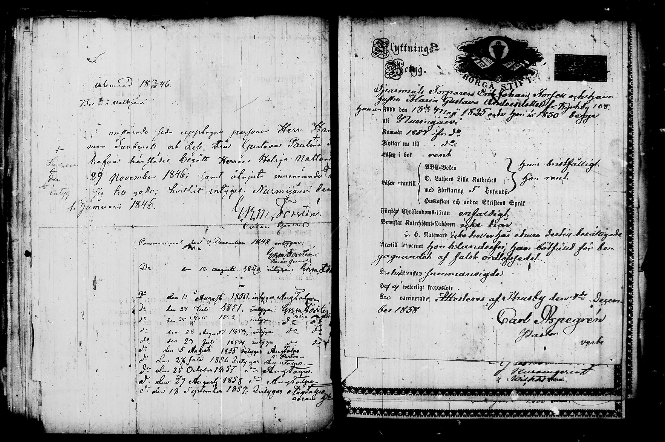 [ ../kirjat/Kirkonkirjat/nurmijarvi/muuttokirjoja_1857-1861_tk350-351/kuvat/133.jpg ]