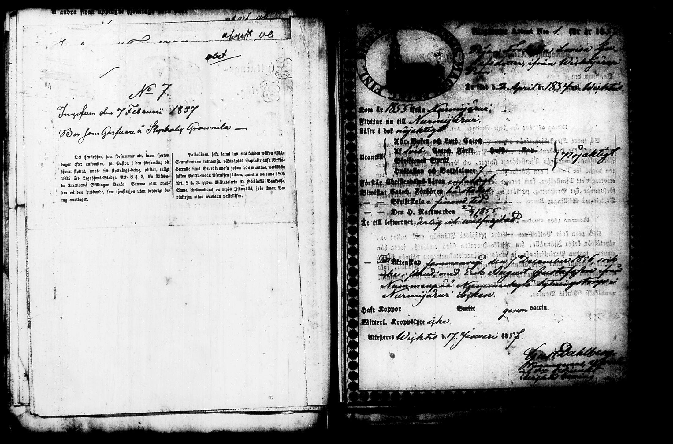 [ ../kirjat/Kirkonkirjat/nurmijarvi/muuttokirjoja_1857-1861_tk350-351/kuvat/14.jpg ]