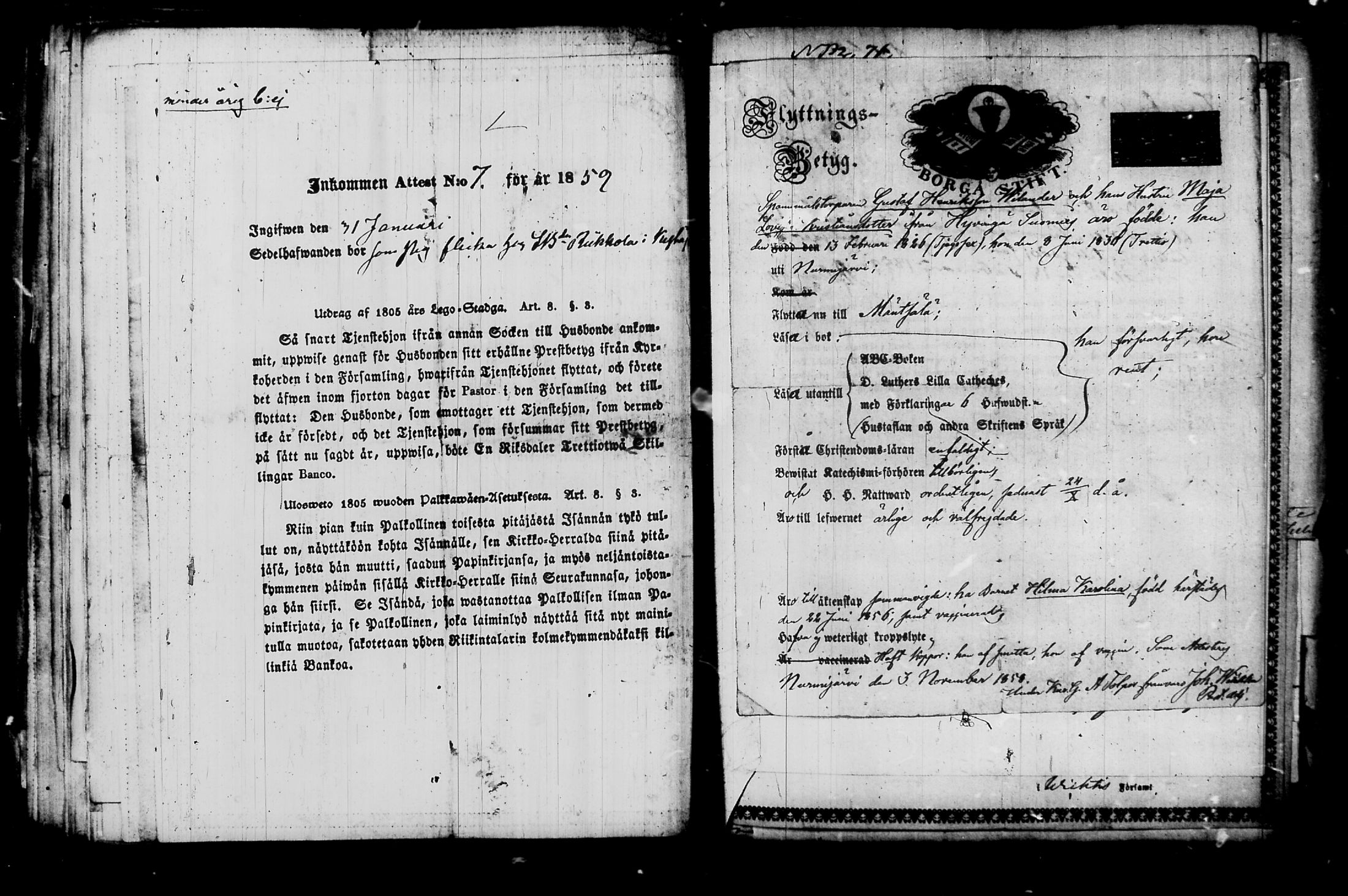 [ ../kirjat/Kirkonkirjat/nurmijarvi/muuttokirjoja_1857-1861_tk350-351/kuvat/140.jpg ]