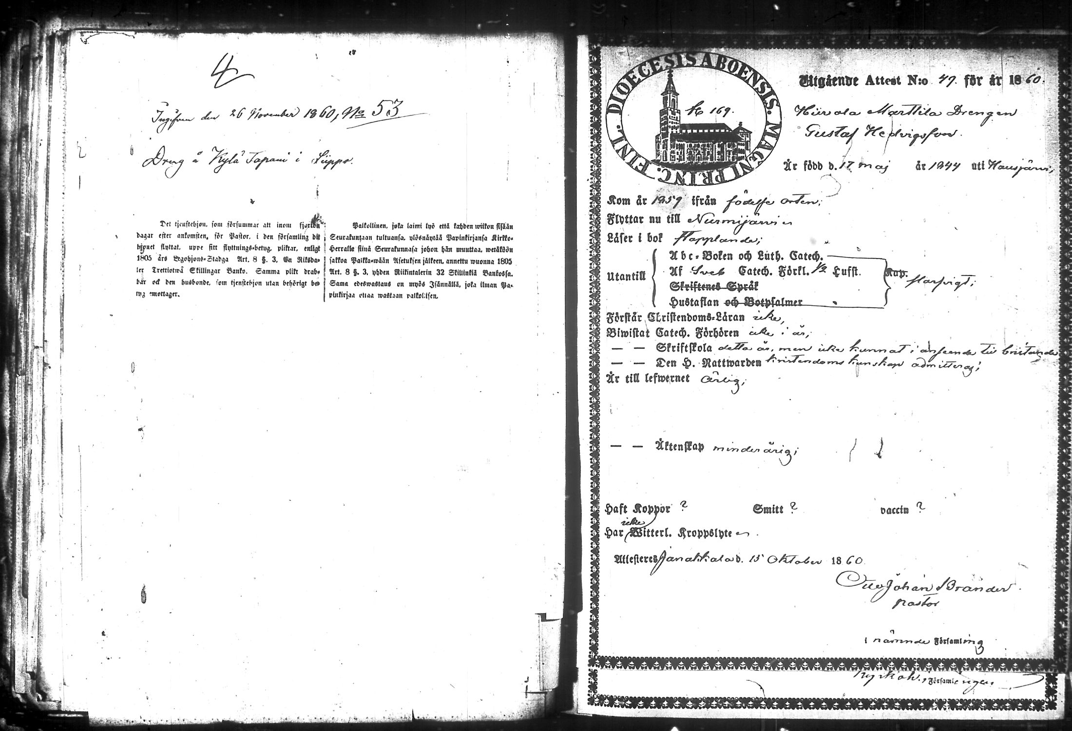 [ ../kirjat/Kirkonkirjat/nurmijarvi/muuttokirjoja_1857-1861_tk350-351/kuvat/270.jpg ]