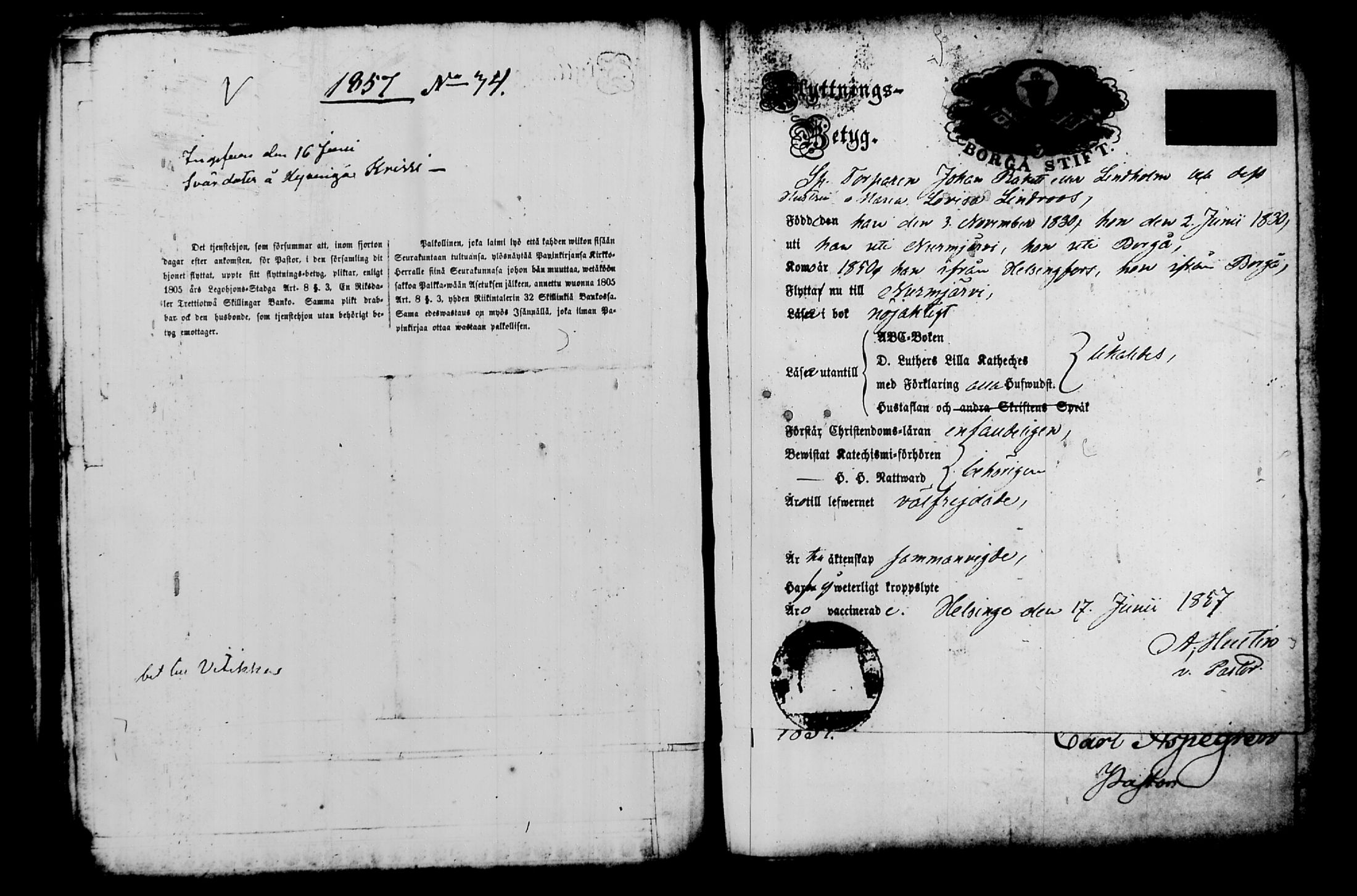 [ ../kirjat/Kirkonkirjat/nurmijarvi/muuttokirjoja_1857-1861_tk350-351/kuvat/43.jpg ]