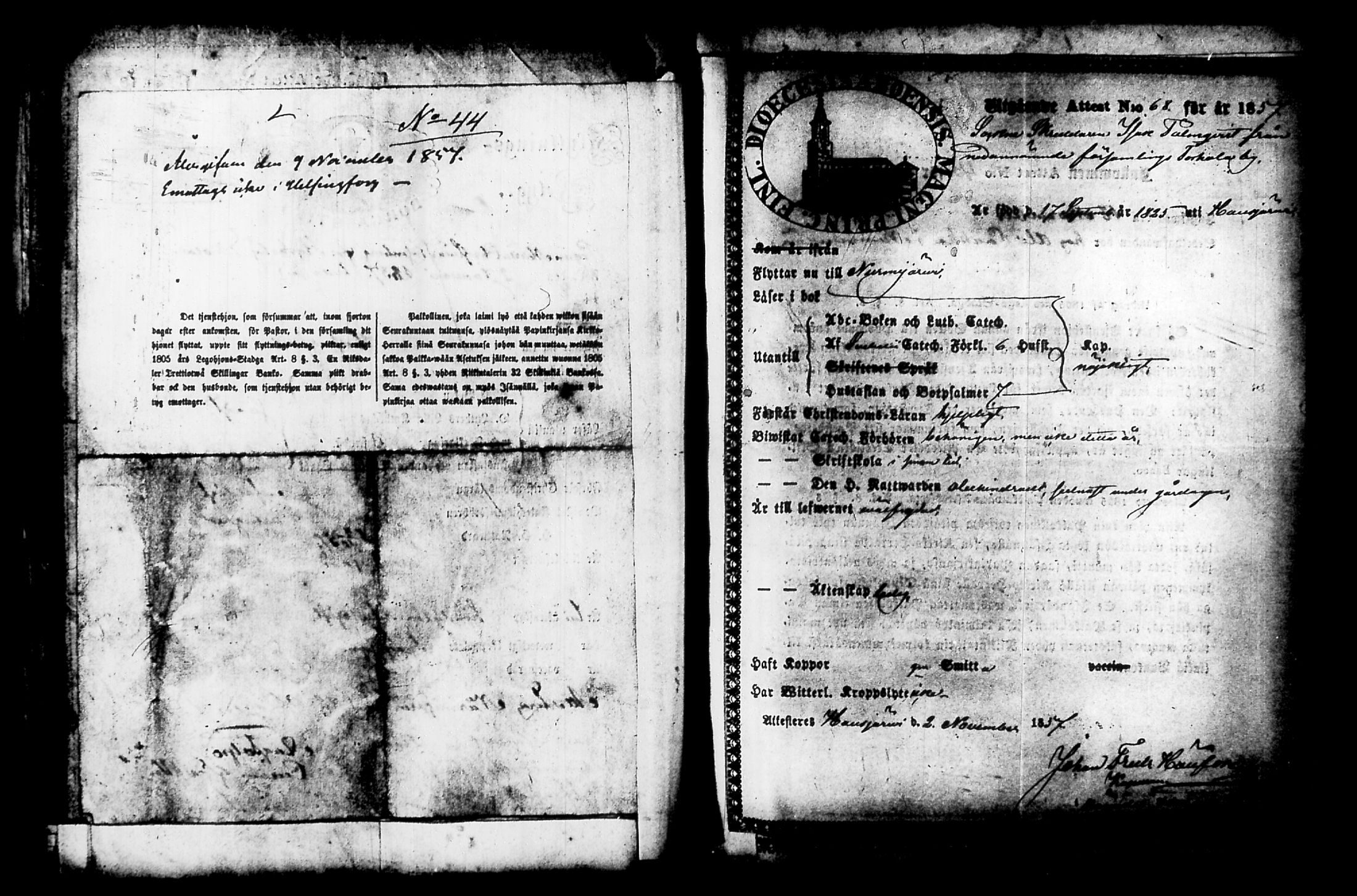 [ ../kirjat/Kirkonkirjat/nurmijarvi/muuttokirjoja_1857-1861_tk350-351/kuvat/54.jpg ]