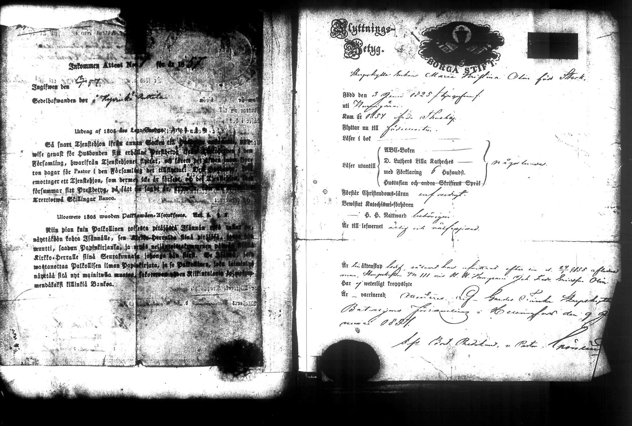 [ ../kirjat/Kirkonkirjat/nurmijarvi/muuttokirjoja_1857-1861_tk350-351/kuvat/6.jpg ]