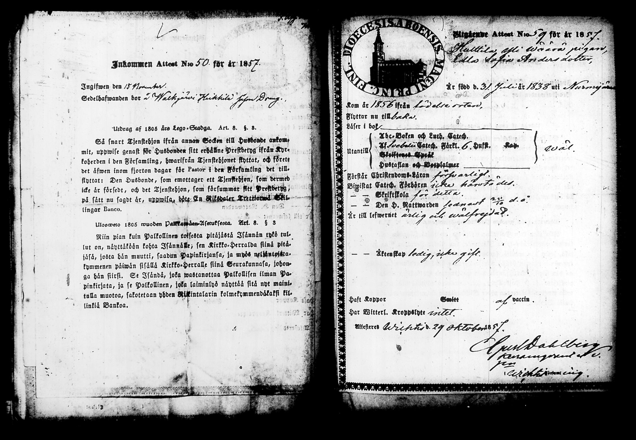 [ ../kirjat/Kirkonkirjat/nurmijarvi/muuttokirjoja_1857-1861_tk350-351/kuvat/61.jpg ]