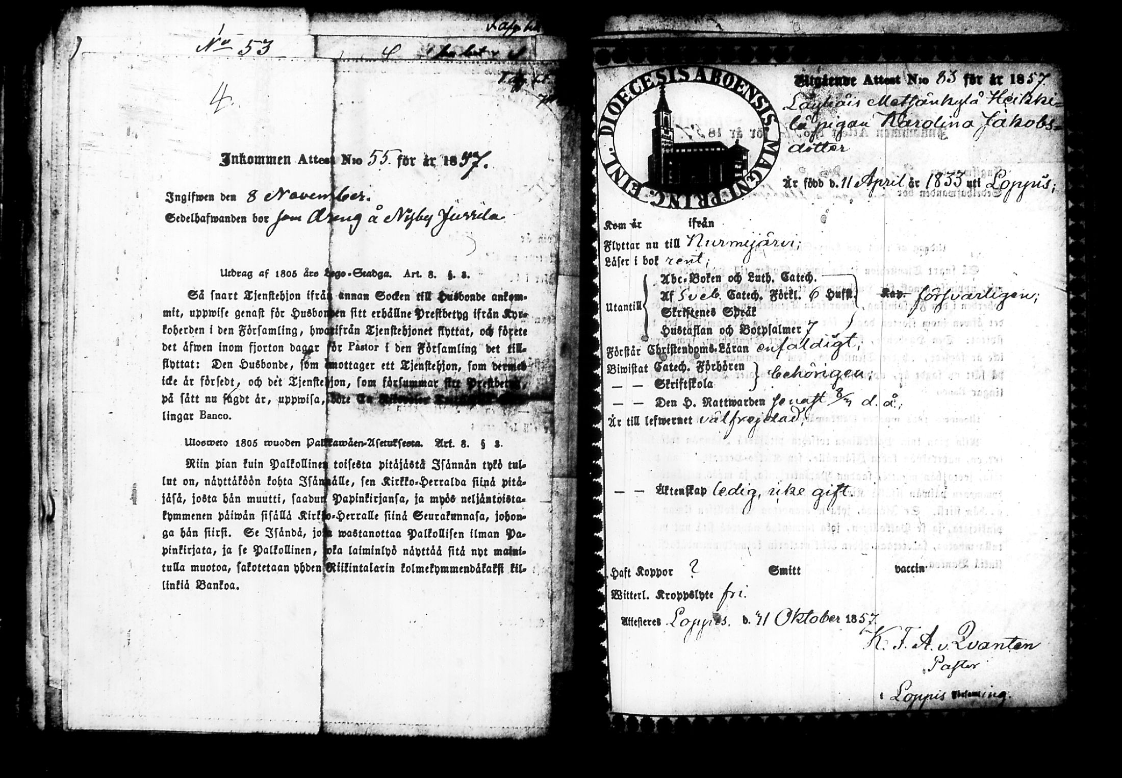 [ ../kirjat/Kirkonkirjat/nurmijarvi/muuttokirjoja_1857-1861_tk350-351/kuvat/68.jpg ]