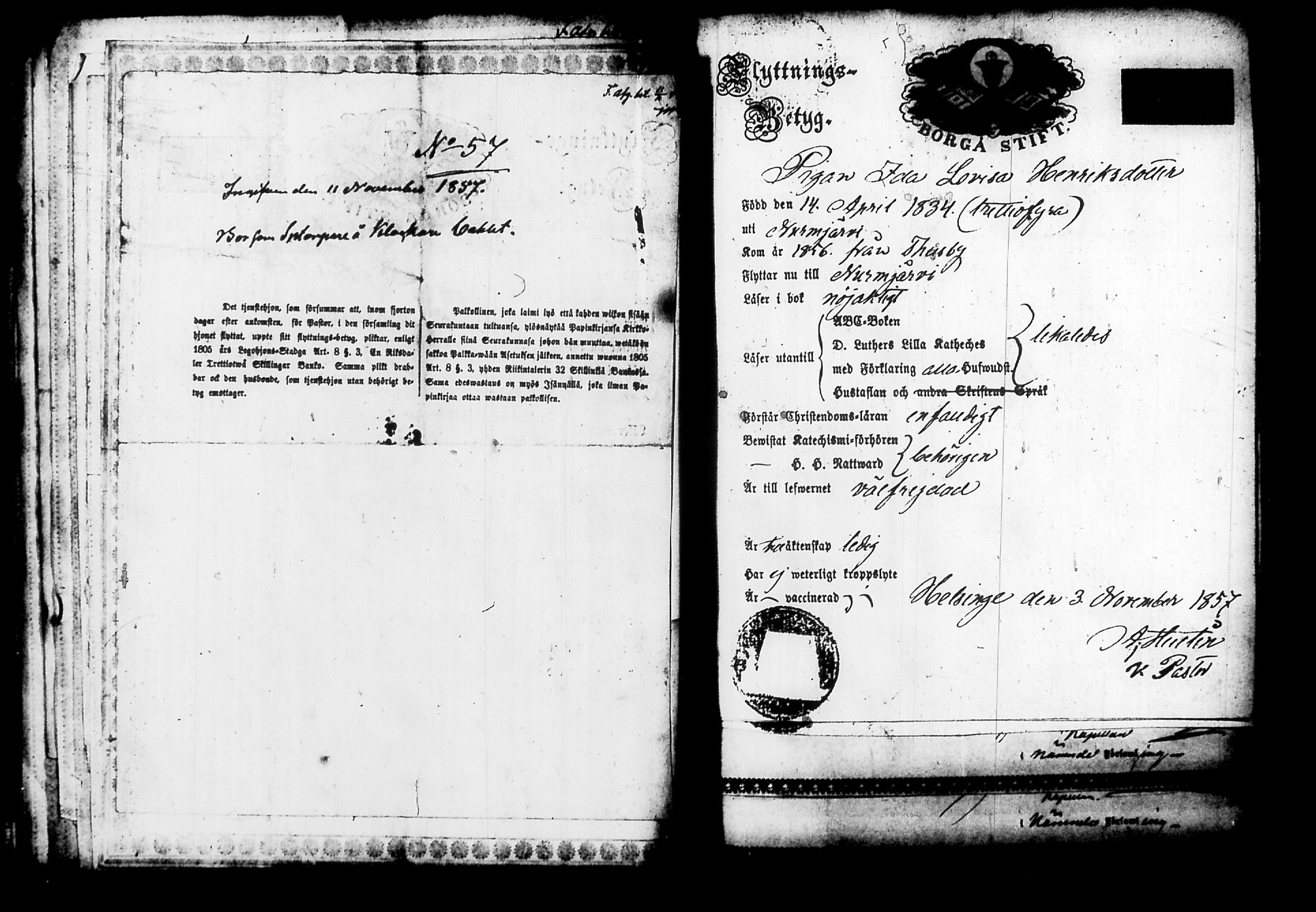 [ ../kirjat/Kirkonkirjat/nurmijarvi/muuttokirjoja_1857-1861_tk350-351/kuvat/70.jpg ]