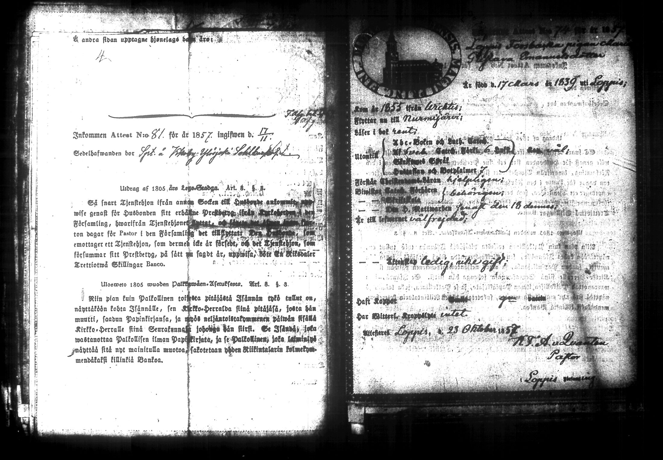 [ ../kirjat/Kirkonkirjat/nurmijarvi/muuttokirjoja_1857-1861_tk350-351/kuvat/97.jpg ]