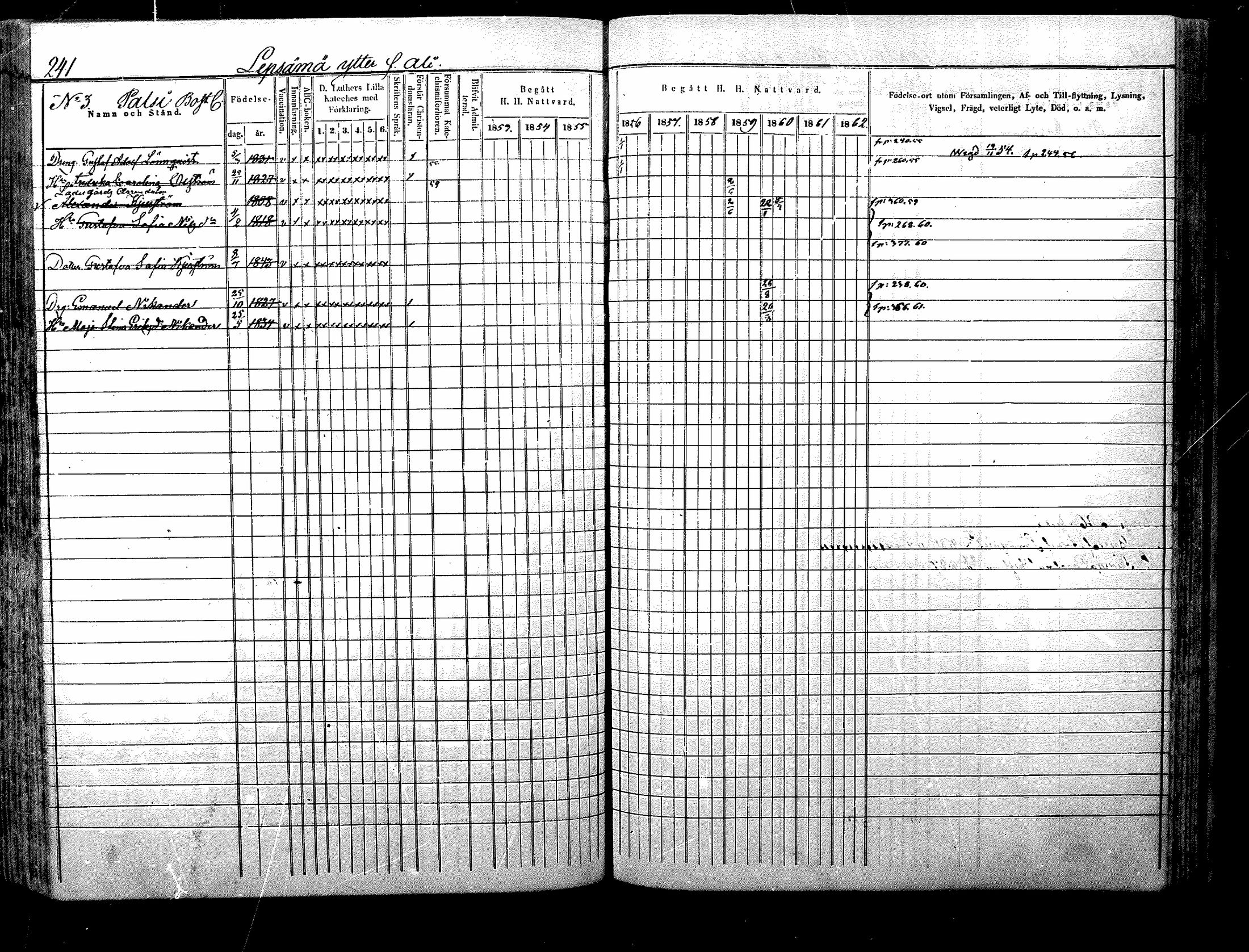 [ ../kirjat/Kirkonkirjat/nurmijarvi/rippikirja_1853-1862_mko103-113/kuvat/245.jpg ]