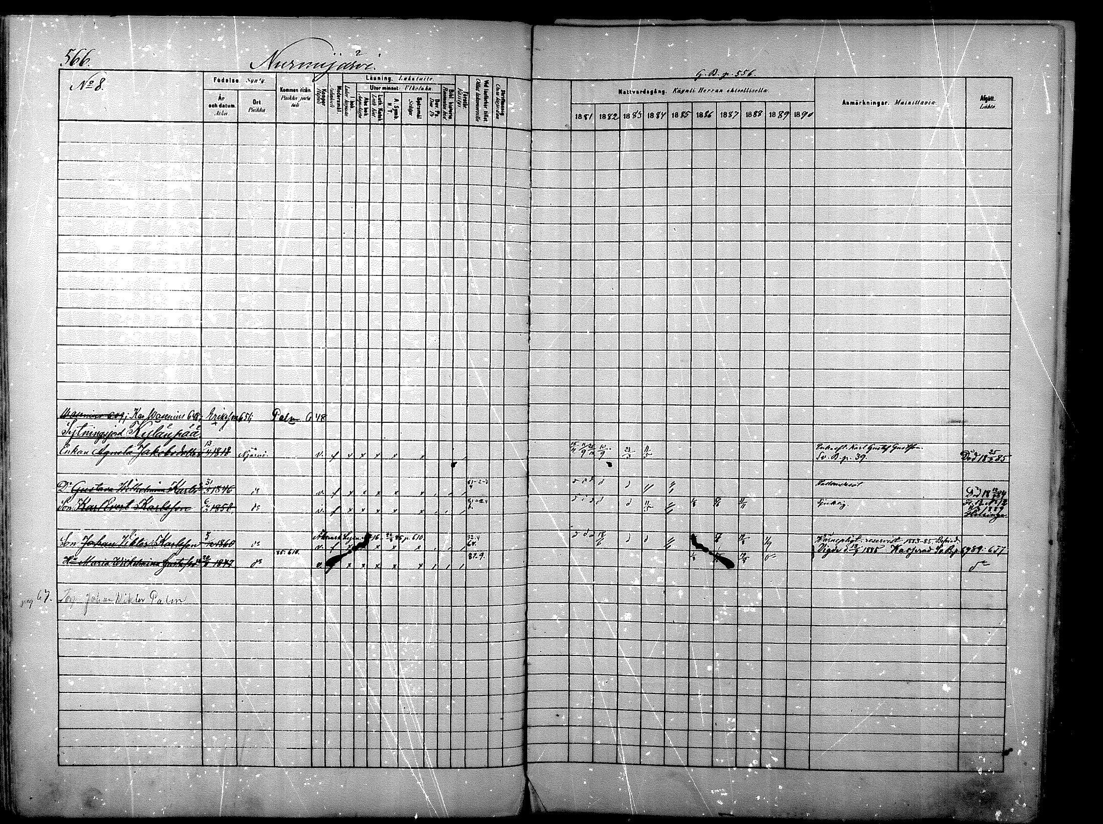 [ ../kirjat/Kirkonkirjat/nurmijarvi/rippikirja_1881-1890_mko197-211/kuvat/125.jpg ]