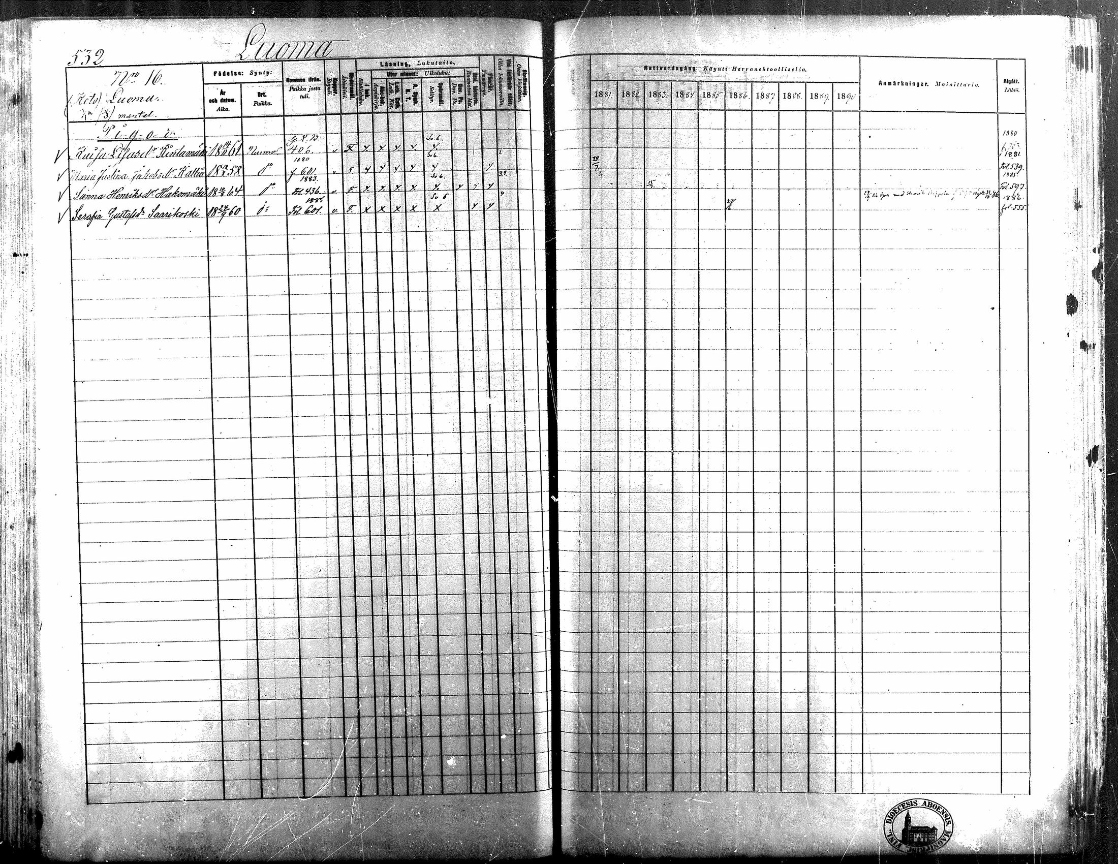 [ ../kirjat/Kirkonkirjat/nurmo/rippikirja_1881-1890_mko103-125/kuvat/462.jpg ]