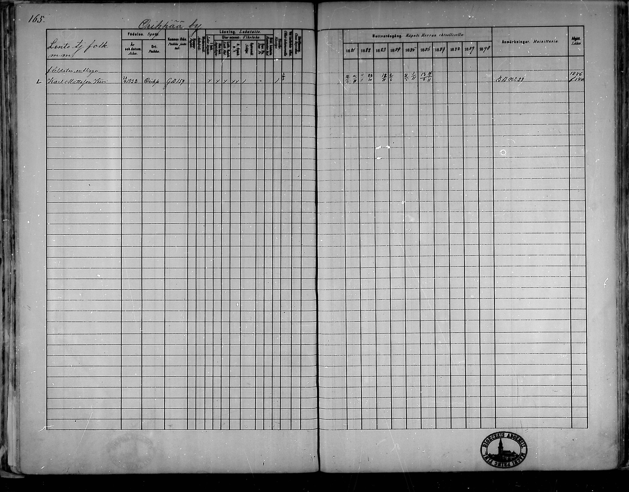 [ ../kirjat/Kirkonkirjat/oripaa/rippikirja_1880-1890_mko14-22/kuvat/155.jpg ]