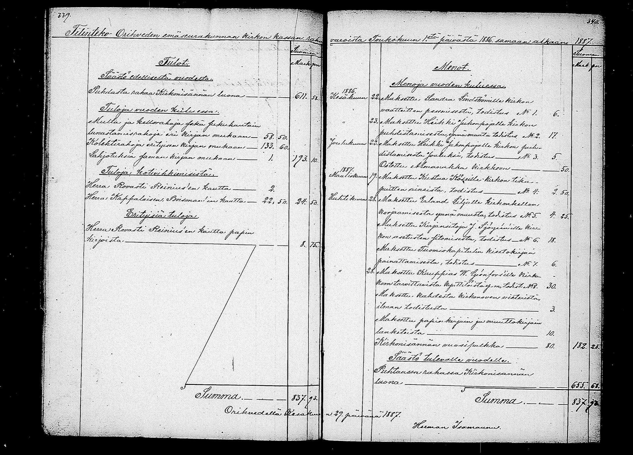 [ ../kirjat/Kirkonkirjat/orivesi/tilit_1885-1889_tk159/kuvat/4.jpg ]