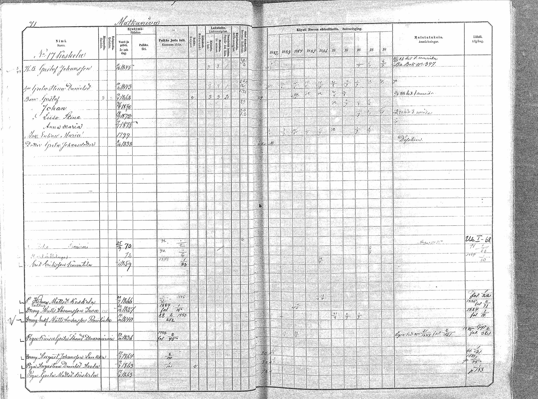 [ ../kirjat/Kirkonkirjat/oulainen/rippikirja_1882-1891_mko142-156/kuvat/71.jpg ]