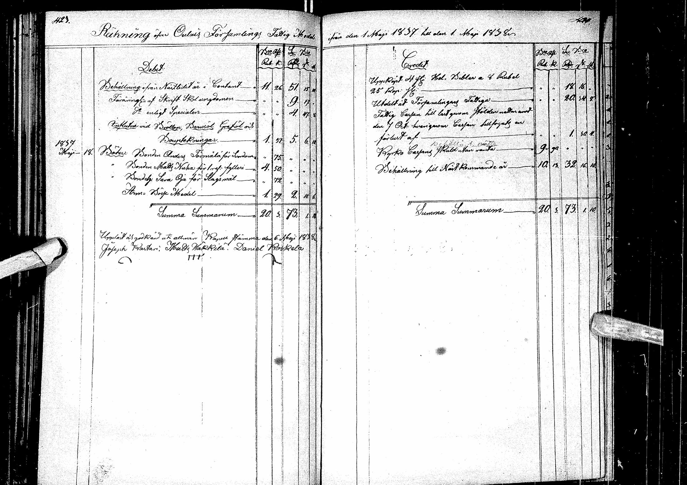 [ ../kirjat/Kirkonkirjat/oulainen/tilit_1777-1847_ik342/kuvat/221.jpg ]