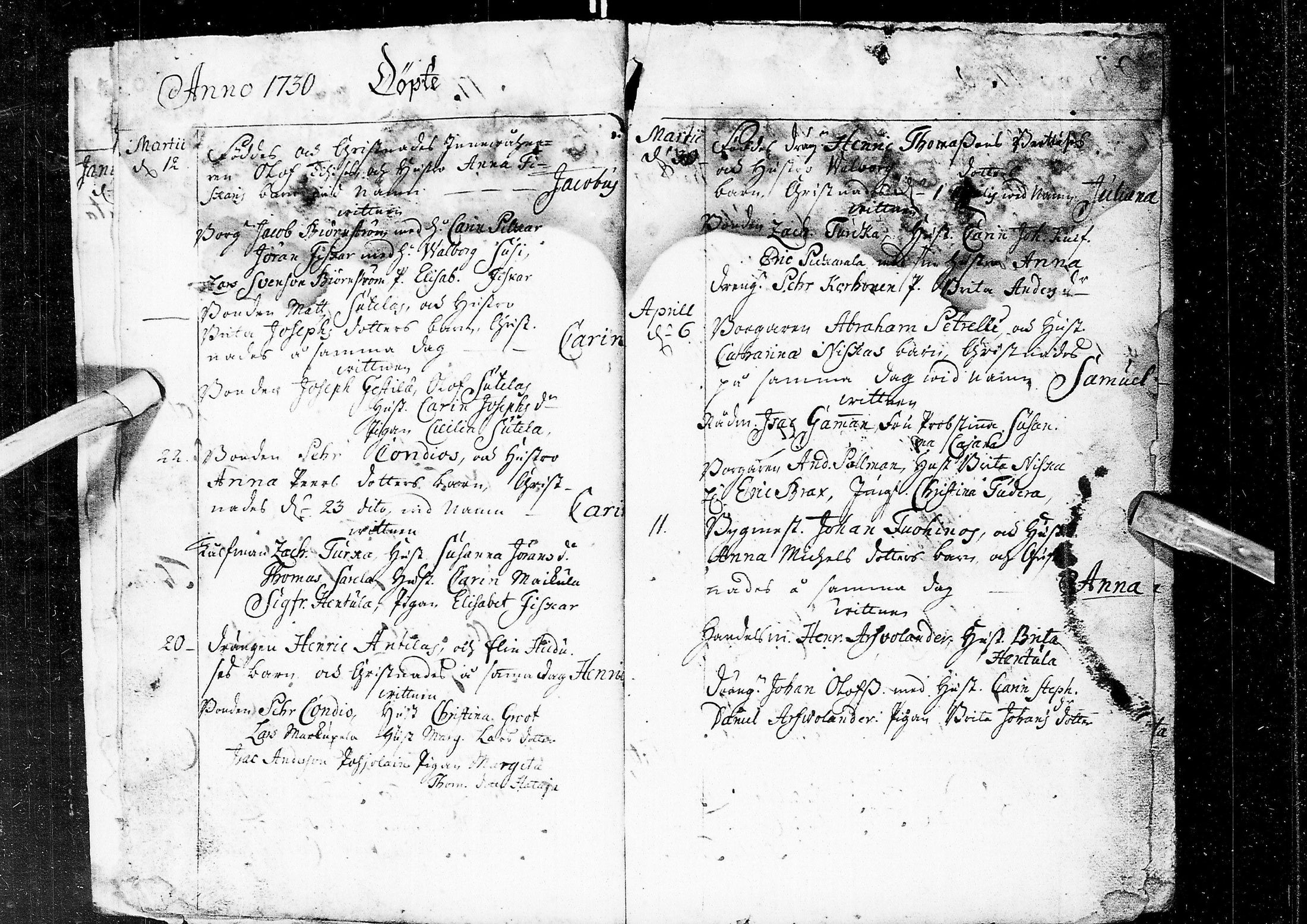 [ ../kirjat/Kirkonkirjat/oulu/syntyneet-vihityt-kuolleet_1730-1740_tksrk_ik136/kuvat/9.jpg ]