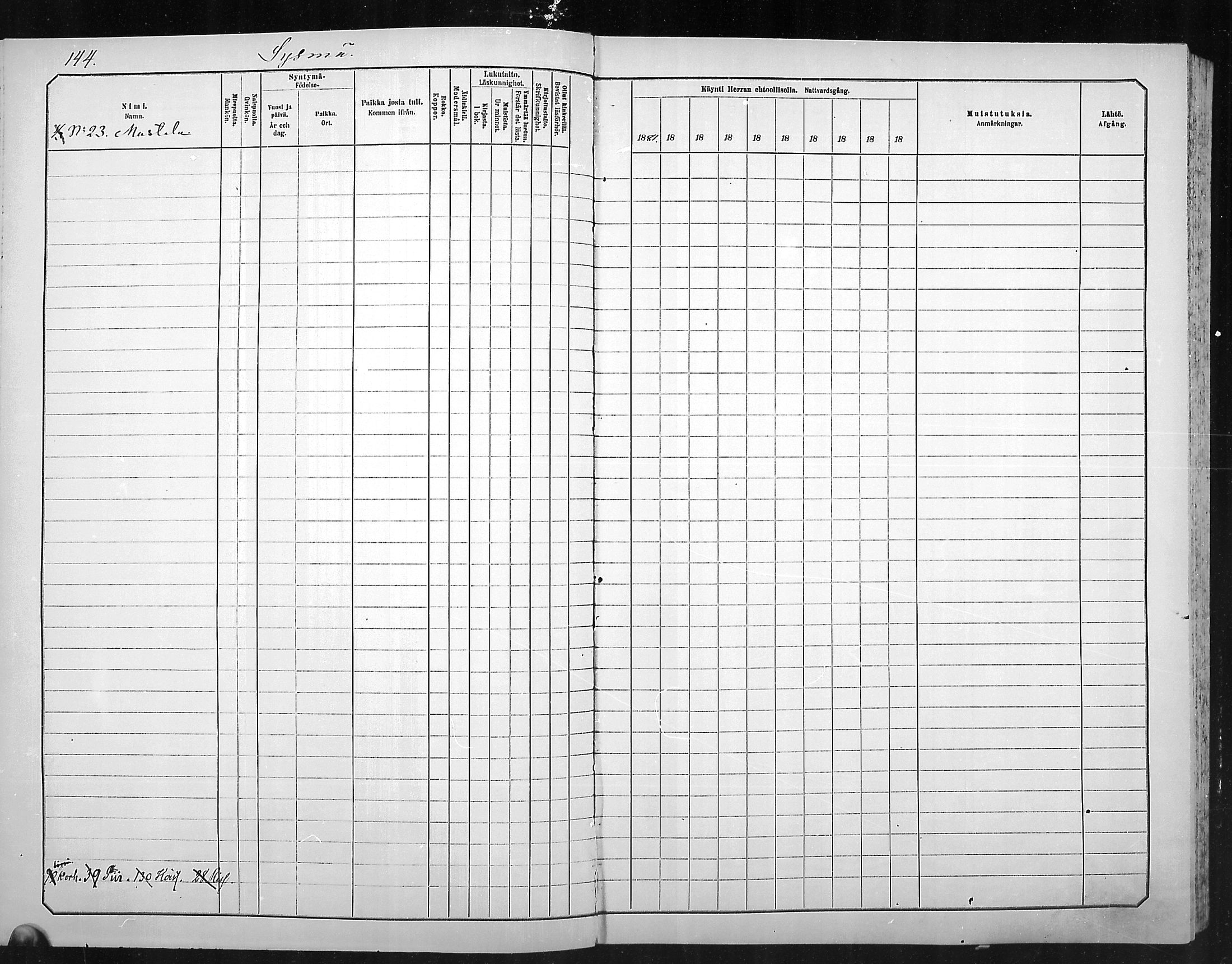 [ ../kirjat/Kirkonkirjat/outokumpu/rippikirja_1881-1890_mko1-13/kuvat/145.jpg ]