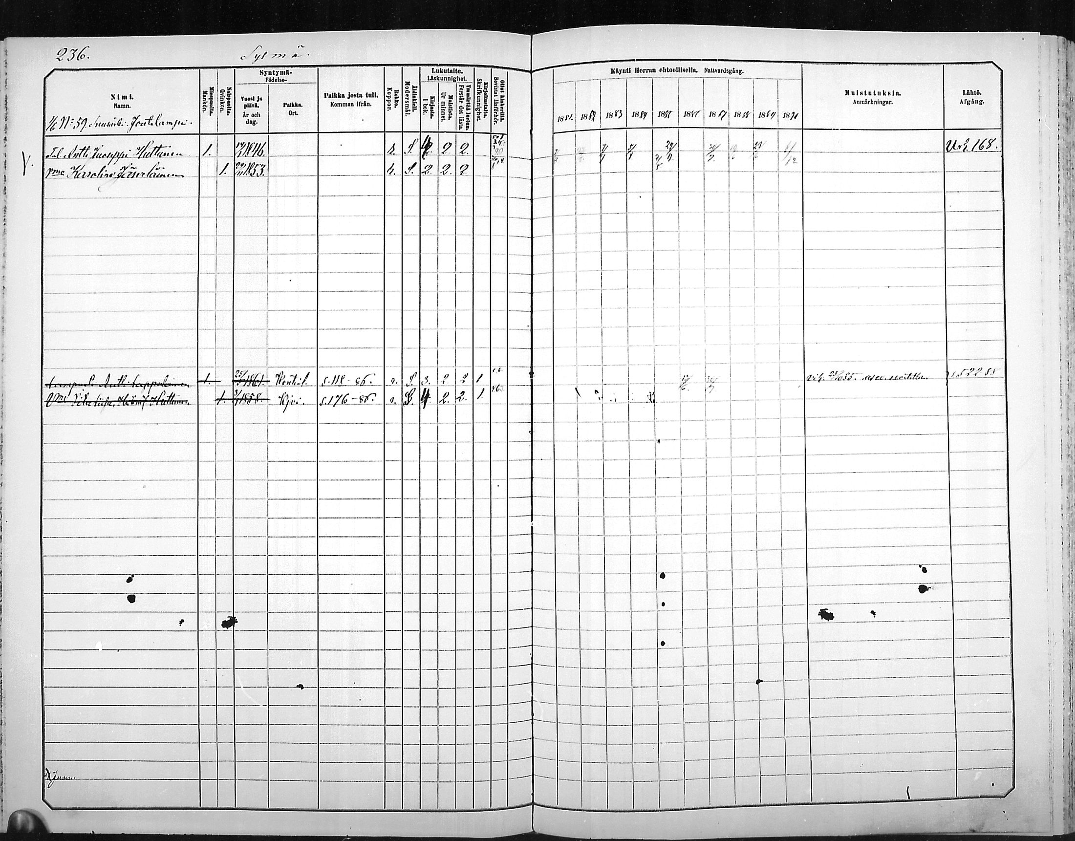 [ ../kirjat/Kirkonkirjat/outokumpu/rippikirja_1881-1890_mko1-13/kuvat/237.jpg ]