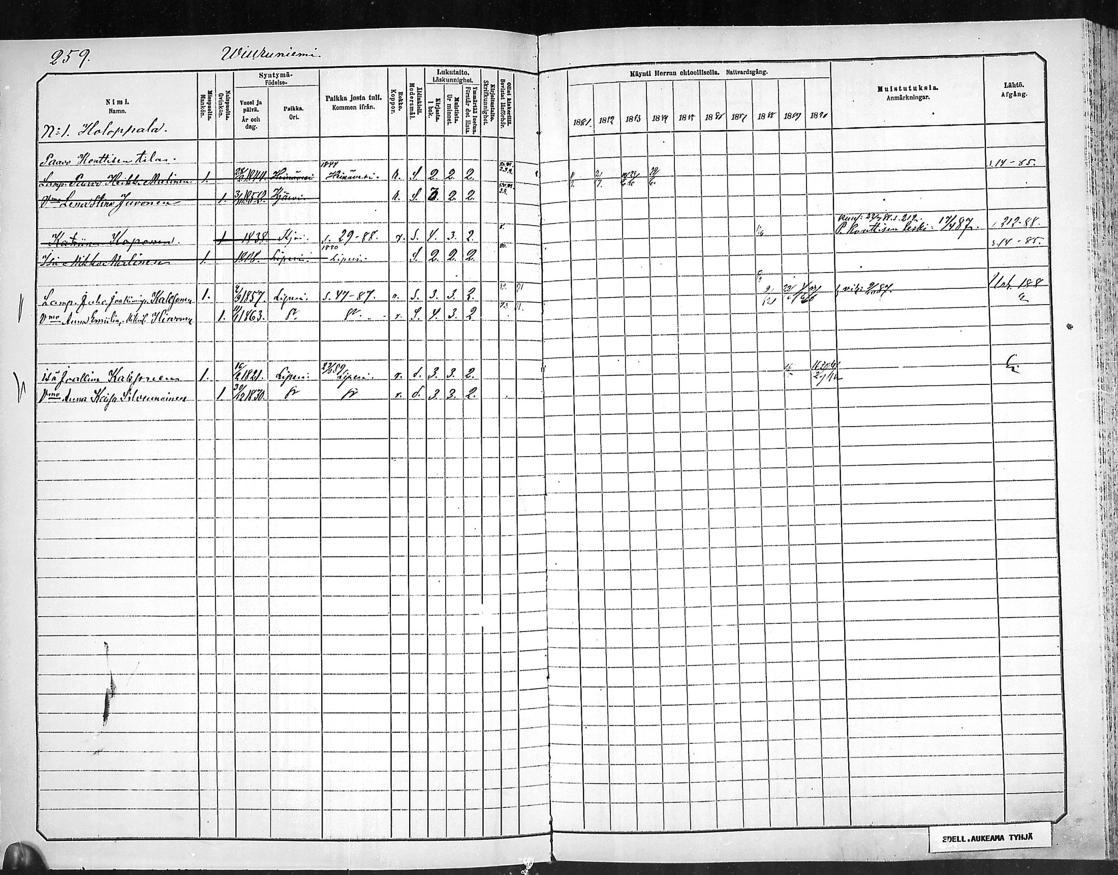 [ ../kirjat/Kirkonkirjat/outokumpu/rippikirja_1881-1890_mko1-13/kuvat/259.jpg ]