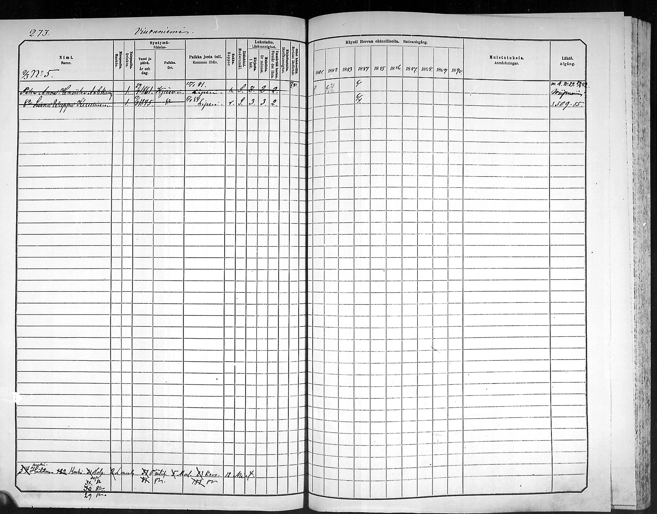 [ ../kirjat/Kirkonkirjat/outokumpu/rippikirja_1881-1890_mko1-13/kuvat/273.jpg ]