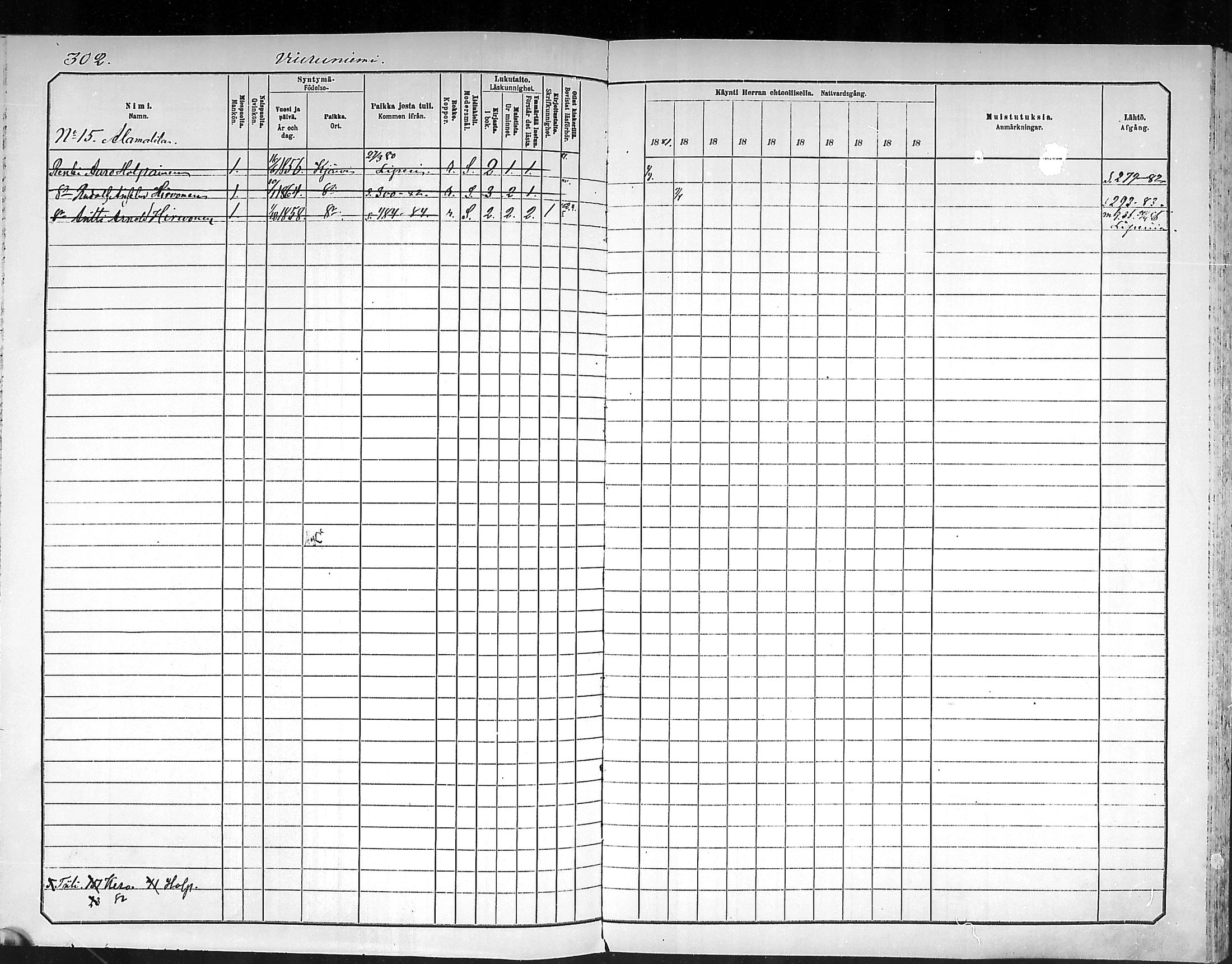 [ ../kirjat/Kirkonkirjat/outokumpu/rippikirja_1881-1890_mko1-13/kuvat/302.jpg ]