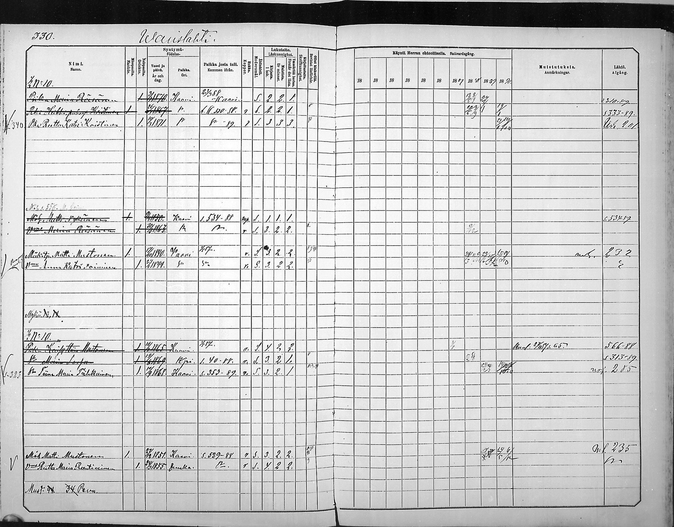 [ ../kirjat/Kirkonkirjat/outokumpu/rippikirja_1881-1890_mko1-13/kuvat/330.jpg ]