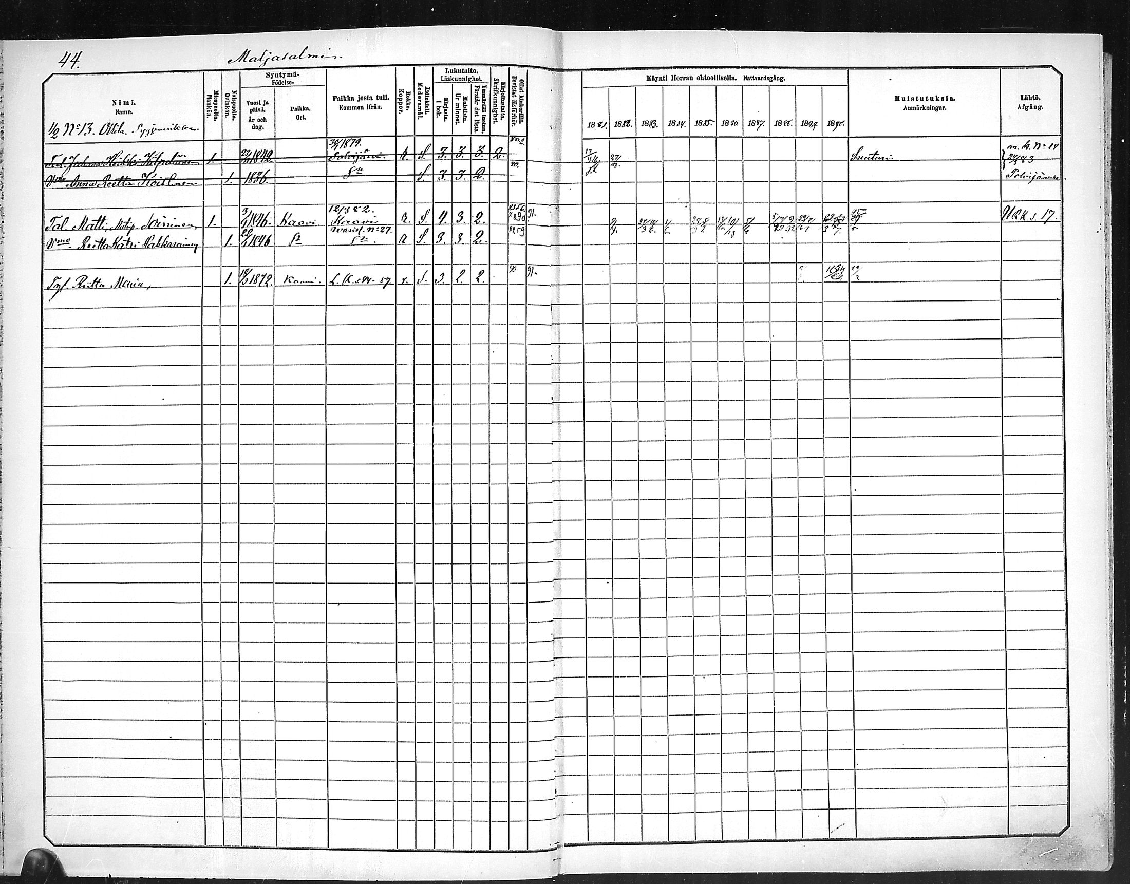 [ ../kirjat/Kirkonkirjat/outokumpu/rippikirja_1881-1890_mko1-13/kuvat/45.jpg ]