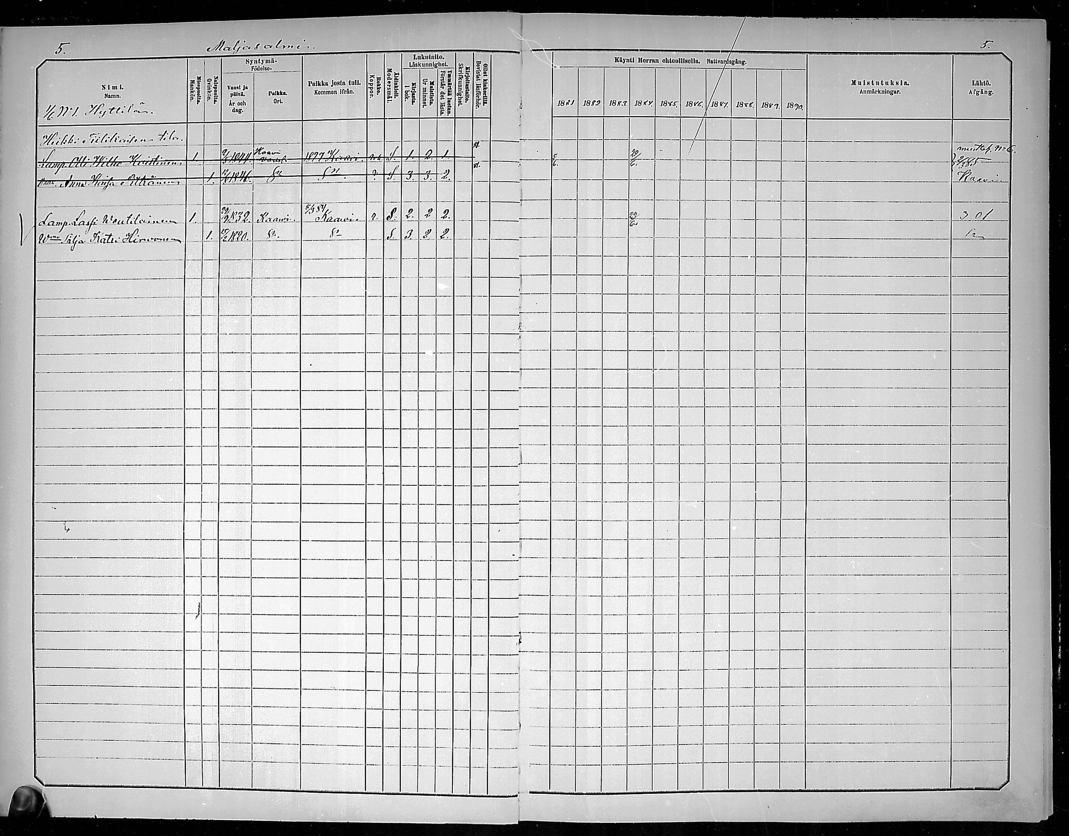 [ ../kirjat/Kirkonkirjat/outokumpu/rippikirja_1881-1890_mko1-13/kuvat/6.jpg ]