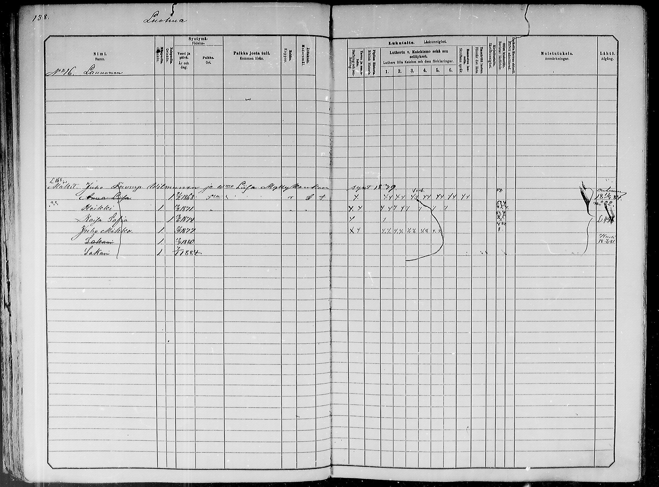 [ ../kirjat/Kirkonkirjat/paavola/lastenkirja_1882-1891_mko1-16/kuvat/119.jpg ]
