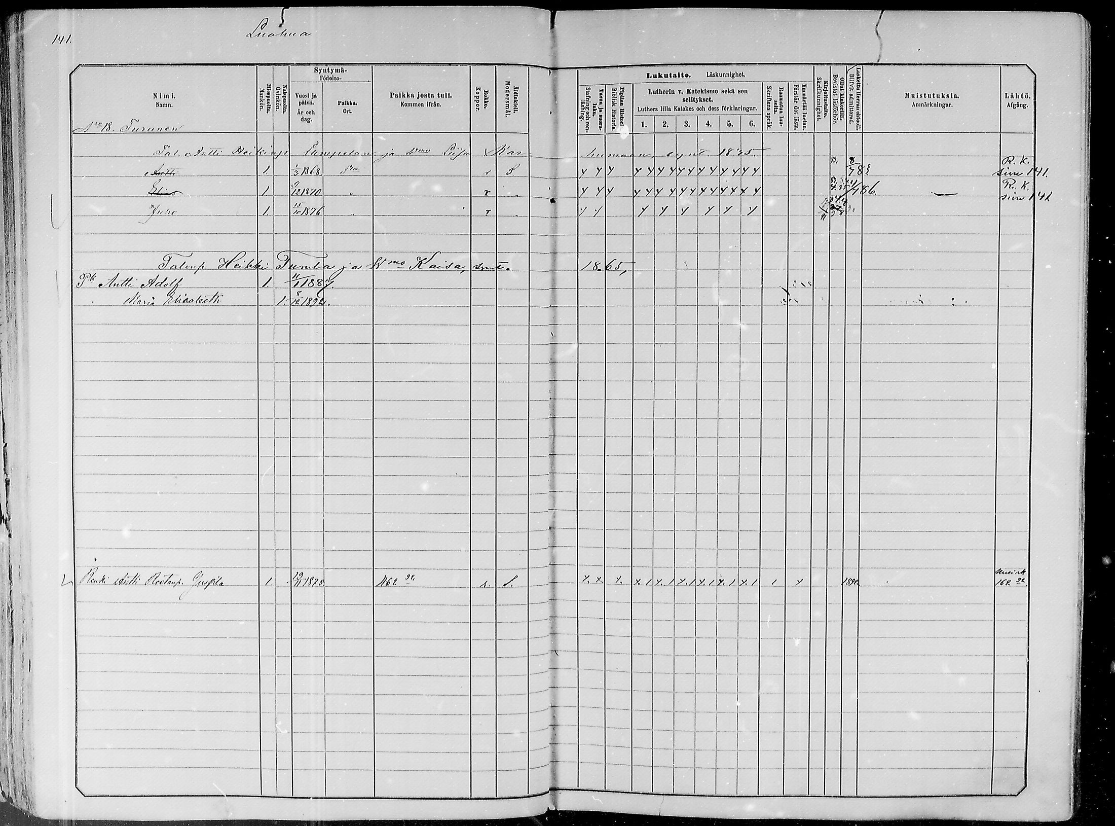 [ ../kirjat/Kirkonkirjat/paavola/lastenkirja_1882-1891_mko1-16/kuvat/122.jpg ]