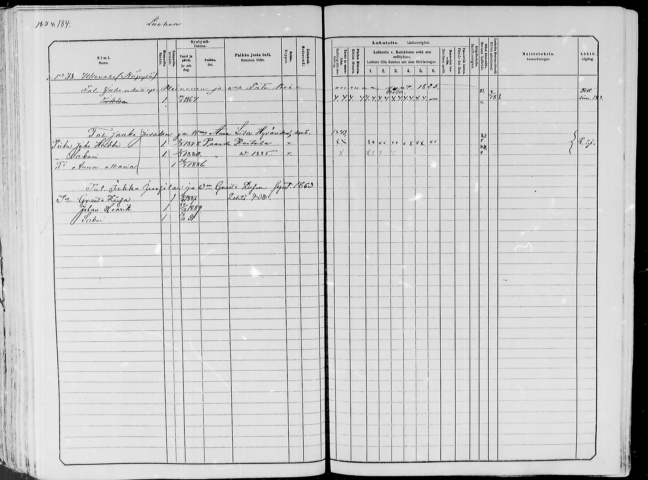 [ ../kirjat/Kirkonkirjat/paavola/lastenkirja_1882-1891_mko1-16/kuvat/153.jpg ]