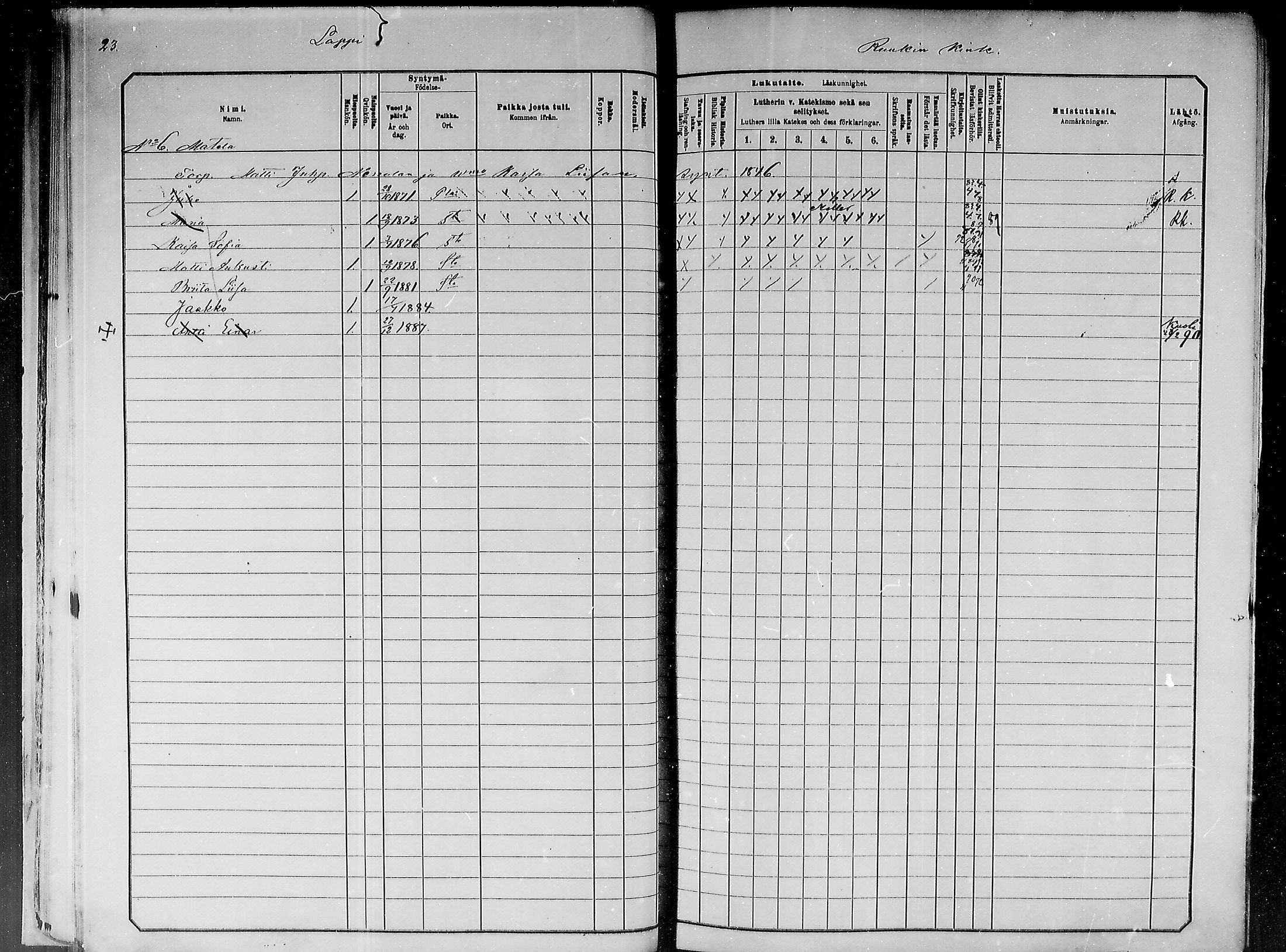 [ ../kirjat/Kirkonkirjat/paavola/lastenkirja_1882-1891_mko1-16/kuvat/22.jpg ]