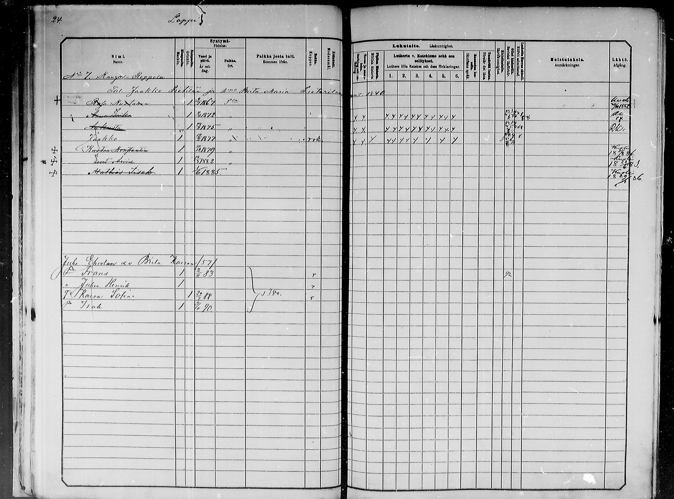 [ ../kirjat/Kirkonkirjat/paavola/lastenkirja_1882-1891_mko1-16/kuvat/23.jpg ]