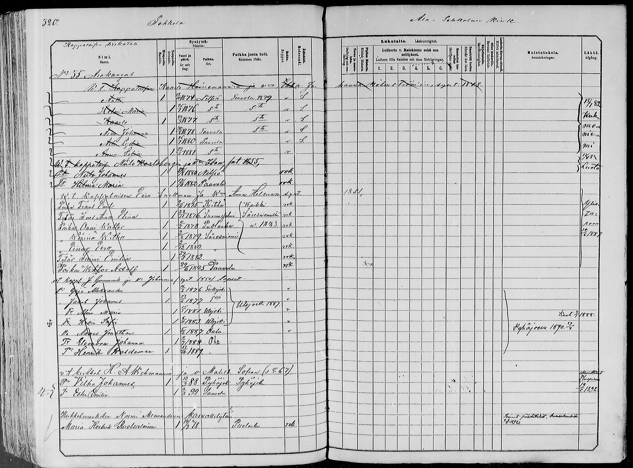 [ ../kirjat/Kirkonkirjat/paavola/lastenkirja_1882-1891_mko1-16/kuvat/260.jpg ]
