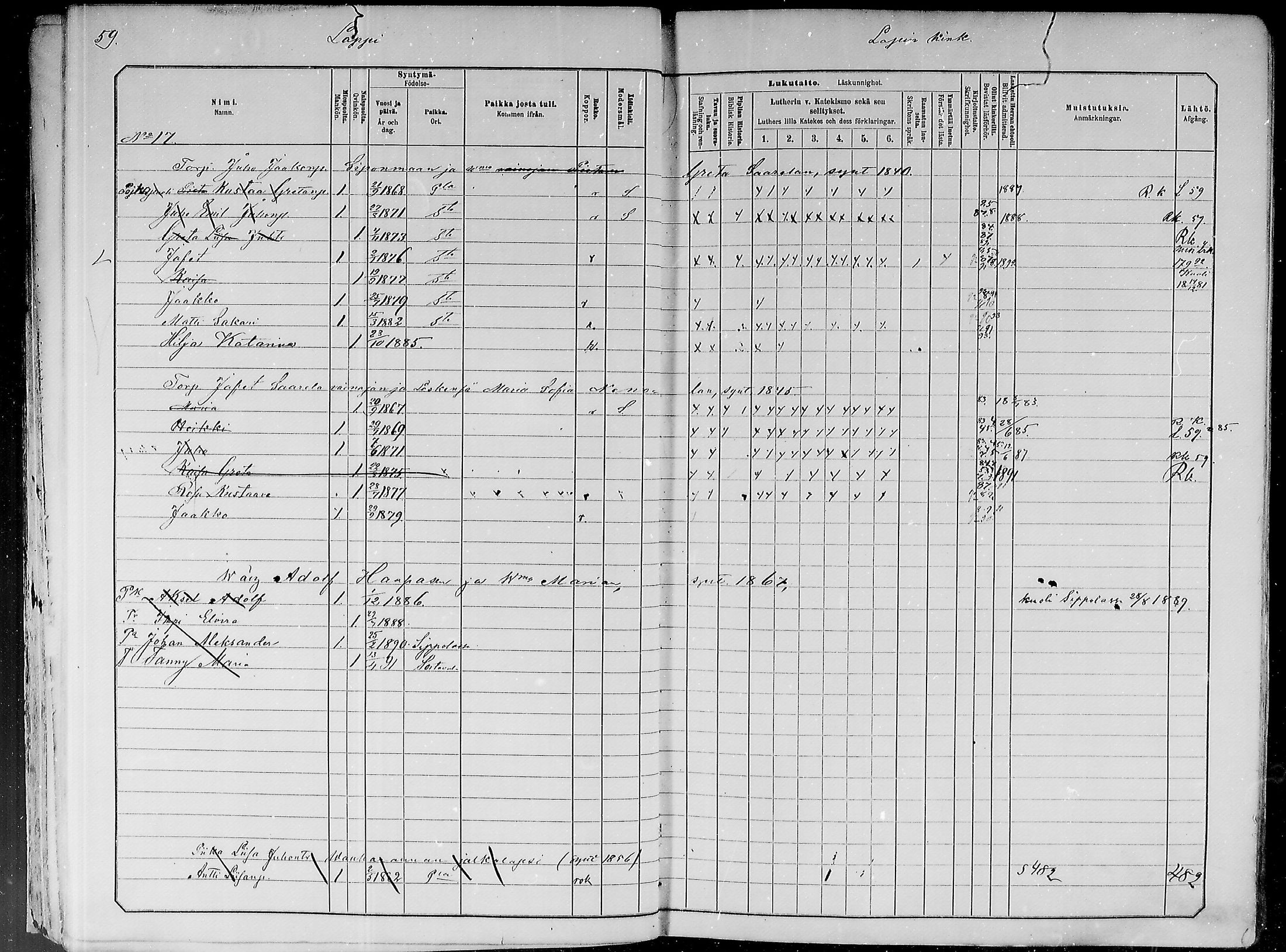 [ ../kirjat/Kirkonkirjat/paavola/lastenkirja_1882-1891_mko1-16/kuvat/58.jpg ]