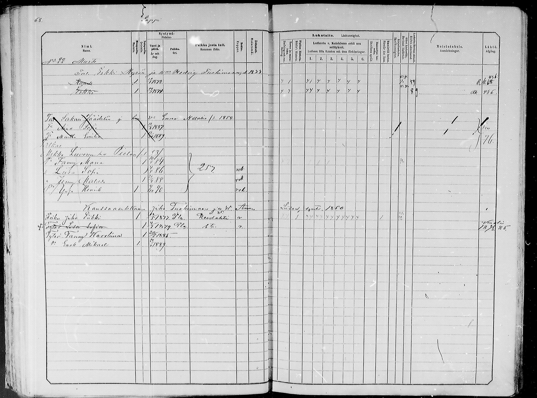 [ ../kirjat/Kirkonkirjat/paavola/lastenkirja_1882-1891_mko1-16/kuvat/66.jpg ]