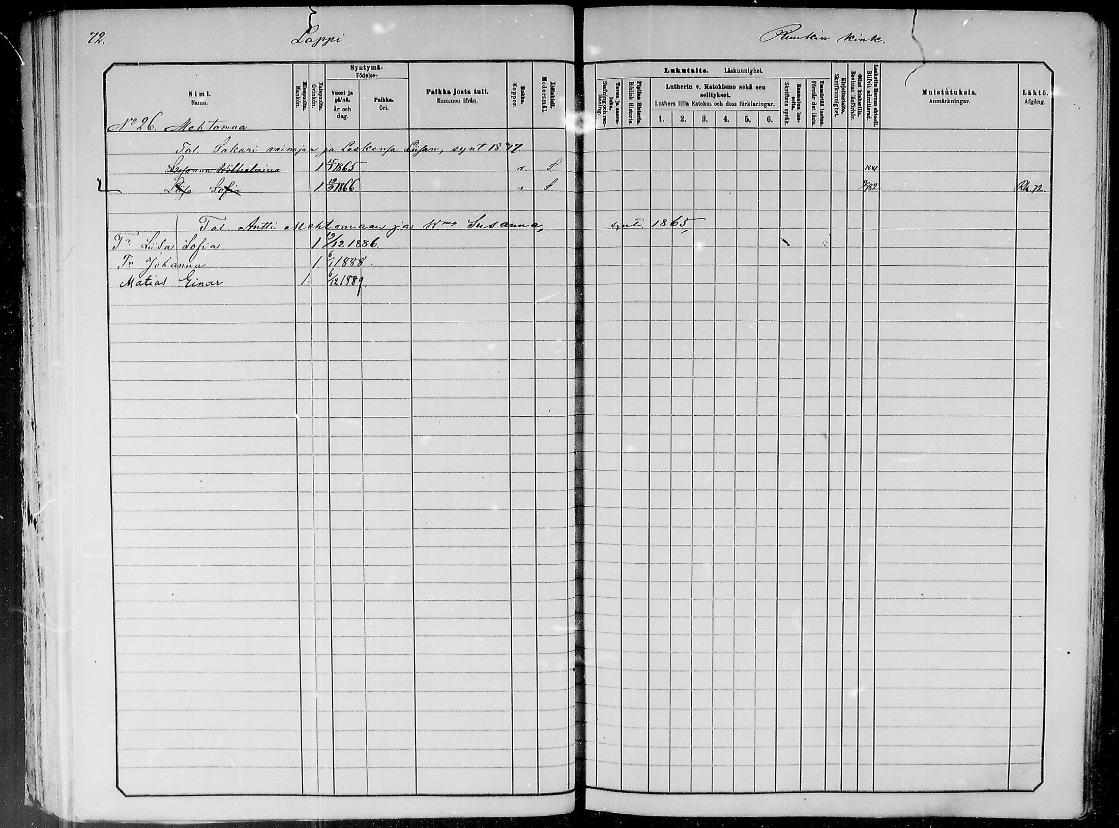 [ ../kirjat/Kirkonkirjat/paavola/lastenkirja_1882-1891_mko1-16/kuvat/70.jpg ]