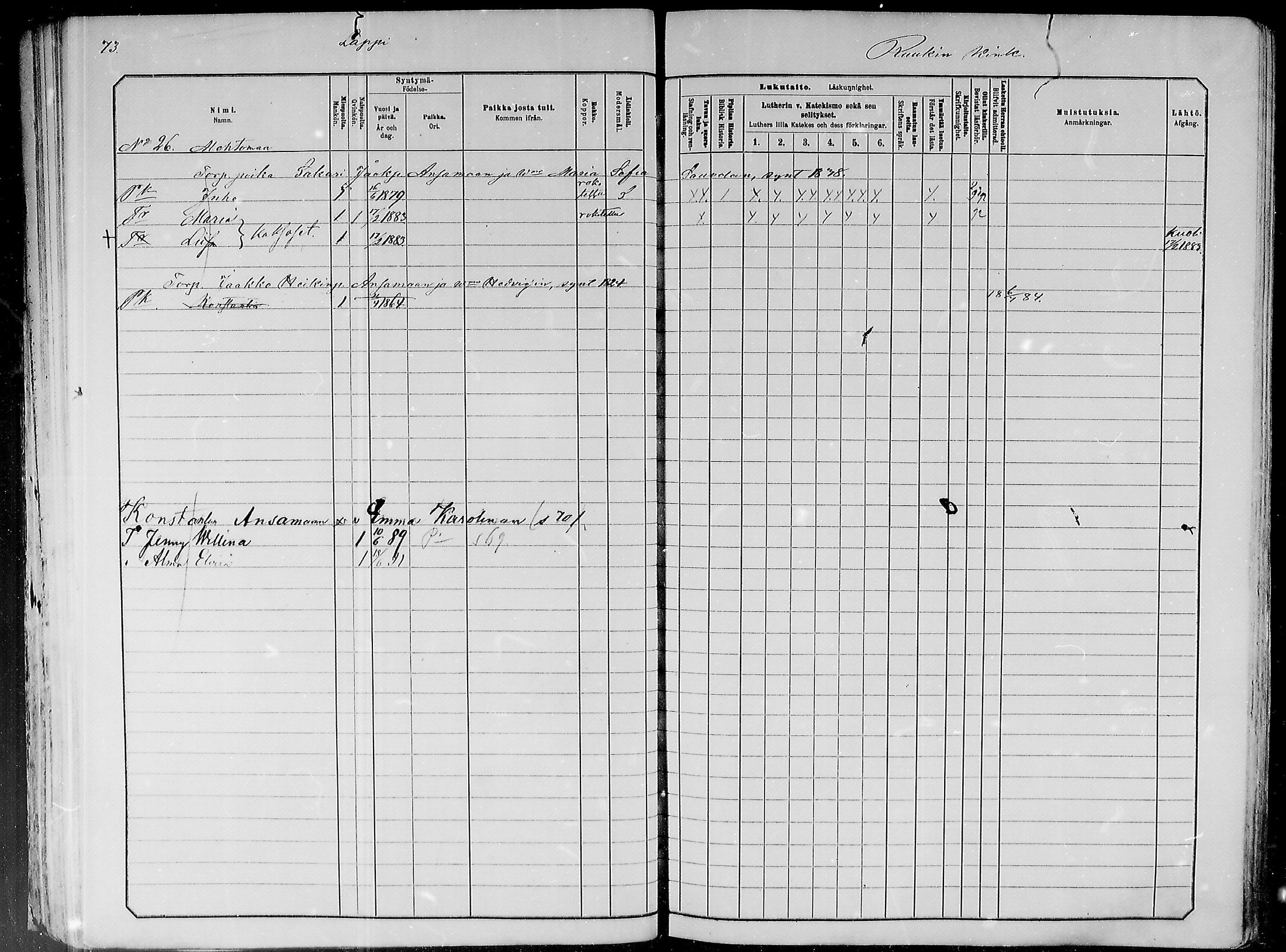 [ ../kirjat/Kirkonkirjat/paavola/lastenkirja_1882-1891_mko1-16/kuvat/71.jpg ]