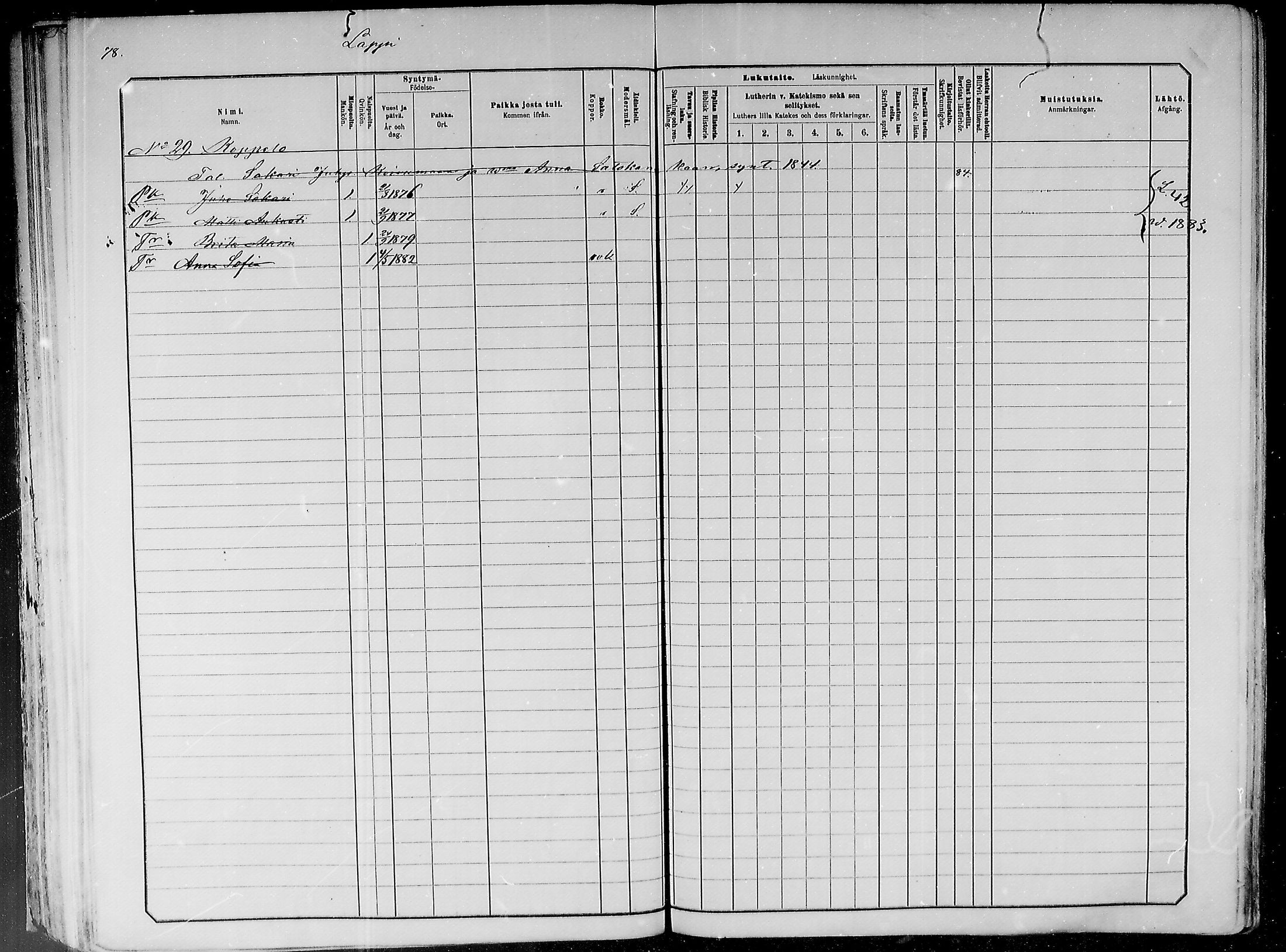 [ ../kirjat/Kirkonkirjat/paavola/lastenkirja_1882-1891_mko1-16/kuvat/76.jpg ]