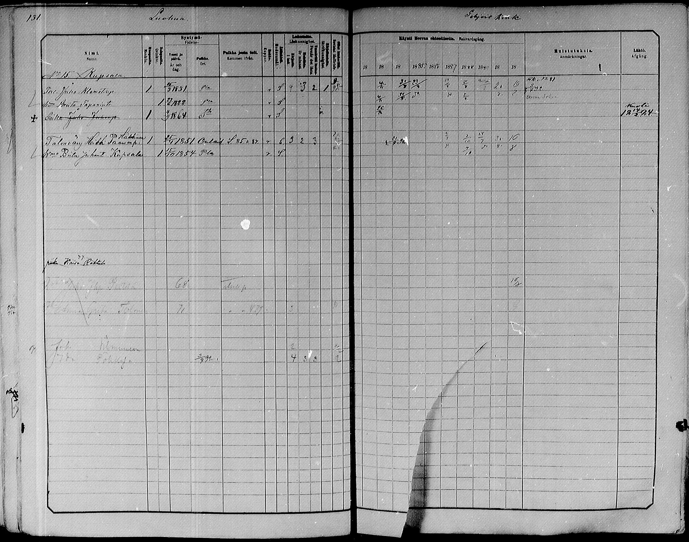 [ ../kirjat/Kirkonkirjat/paavola/rippikirja_1882-1891_mko132-150/kuvat/113.jpg ]