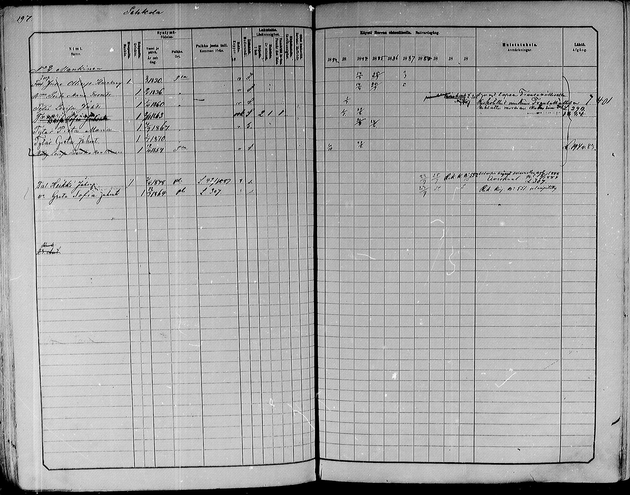 [ ../kirjat/Kirkonkirjat/paavola/rippikirja_1882-1891_mko132-150/kuvat/179.jpg ]