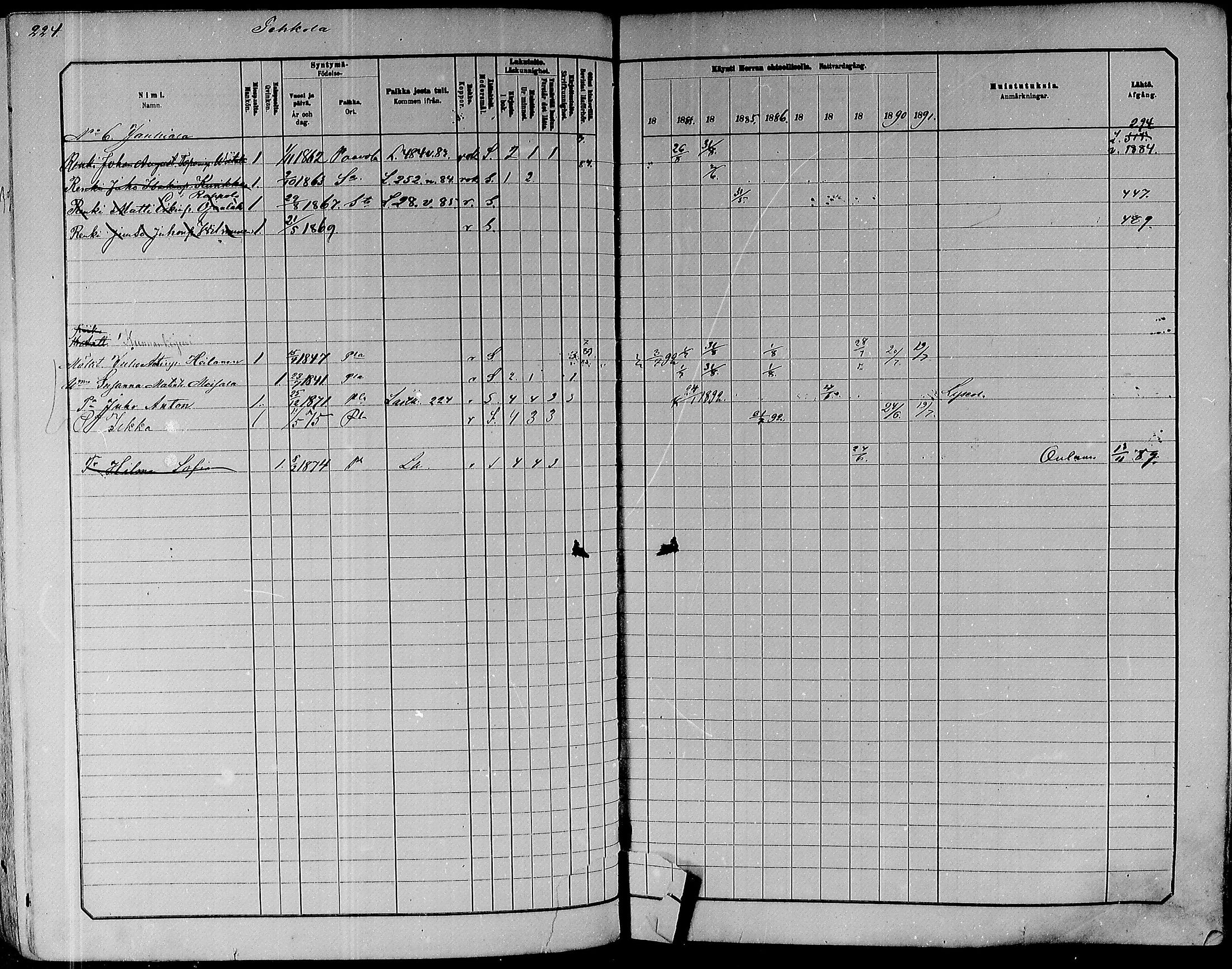 [ ../kirjat/Kirkonkirjat/paavola/rippikirja_1882-1891_mko132-150/kuvat/206.jpg ]