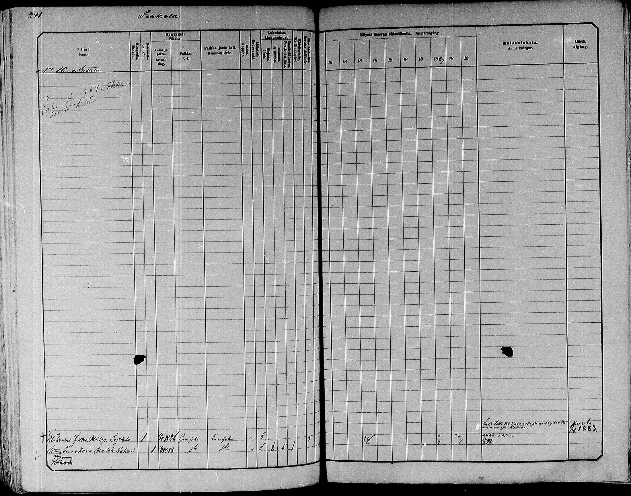 [ ../kirjat/Kirkonkirjat/paavola/rippikirja_1882-1891_mko132-150/kuvat/223.jpg ]
