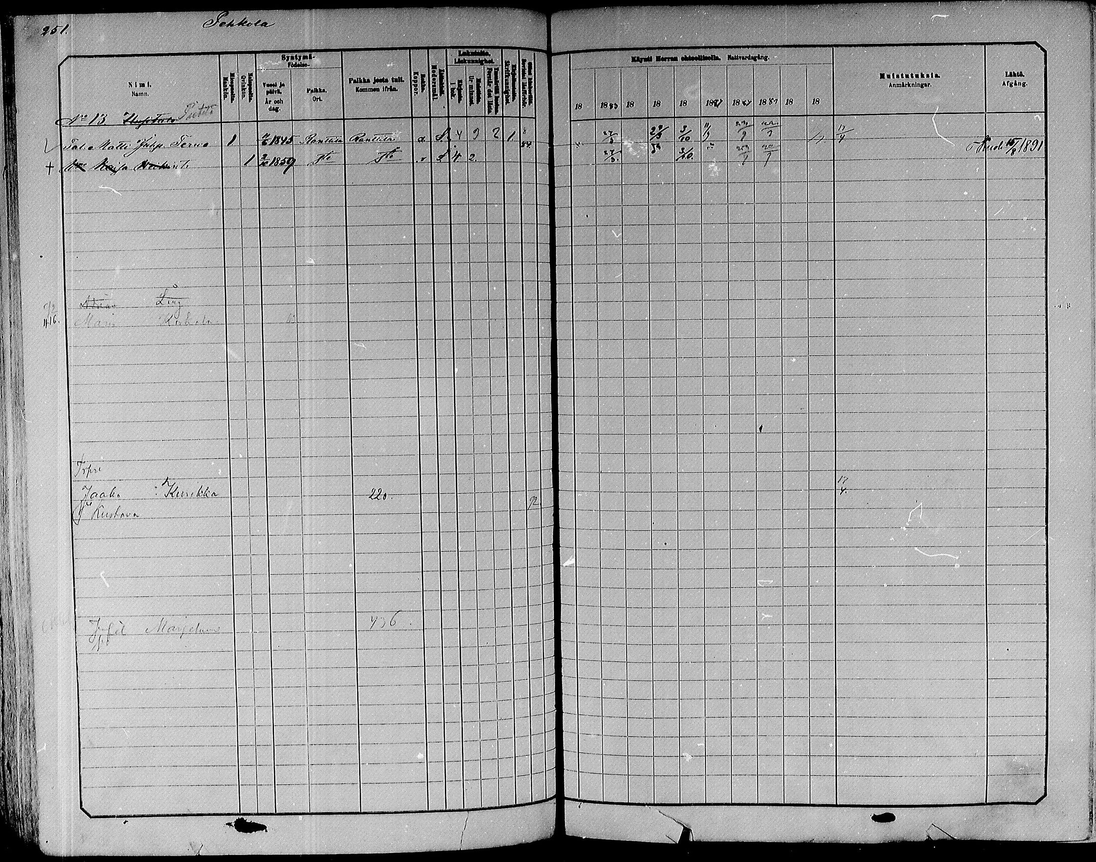 [ ../kirjat/Kirkonkirjat/paavola/rippikirja_1882-1891_mko132-150/kuvat/233.jpg ]