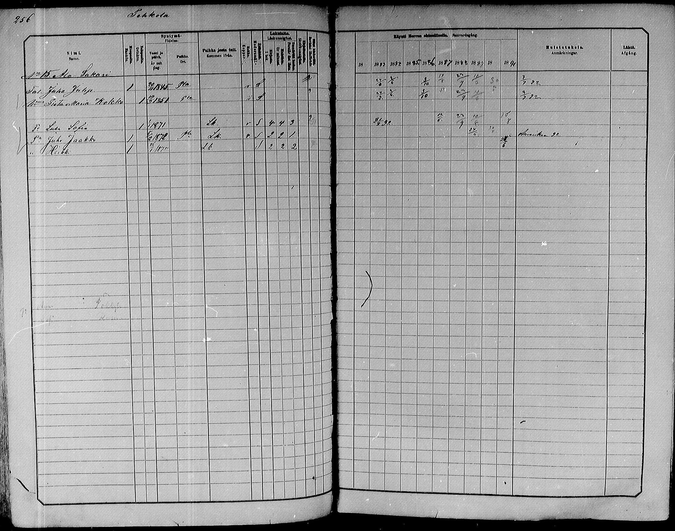 [ ../kirjat/Kirkonkirjat/paavola/rippikirja_1882-1891_mko132-150/kuvat/238.jpg ]