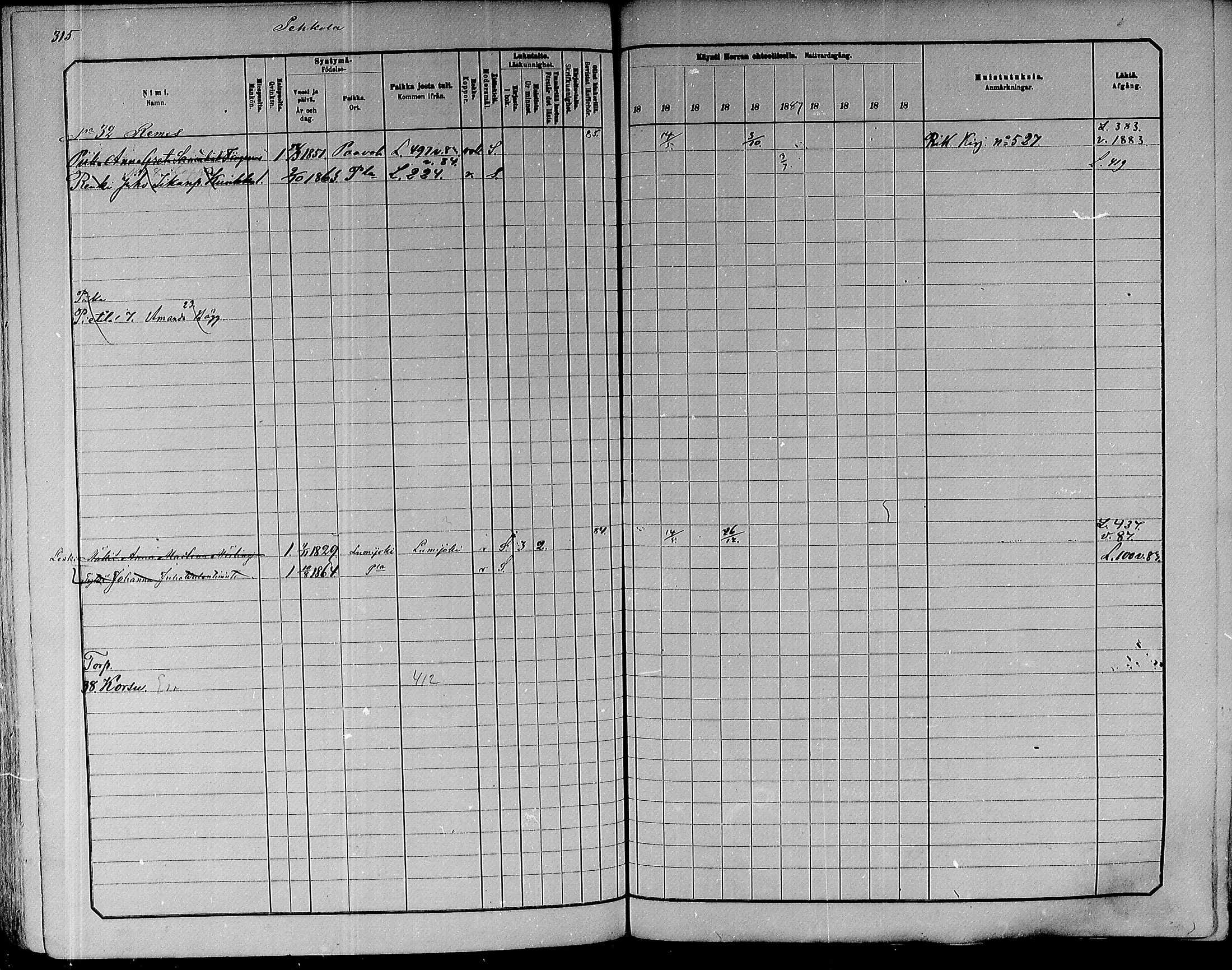[ ../kirjat/Kirkonkirjat/paavola/rippikirja_1882-1891_mko132-150/kuvat/297.jpg ]