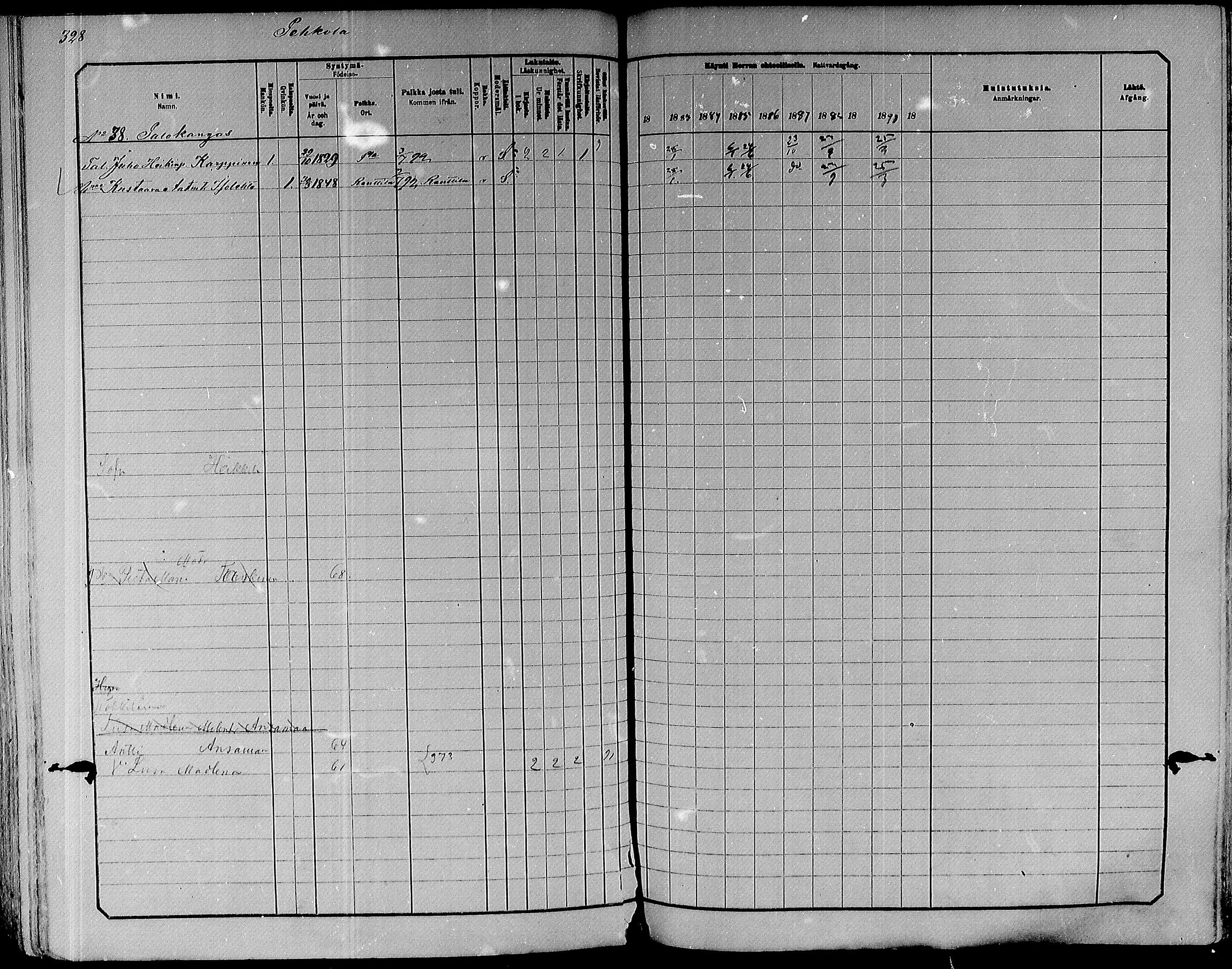 [ ../kirjat/Kirkonkirjat/paavola/rippikirja_1882-1891_mko132-150/kuvat/309.jpg ]