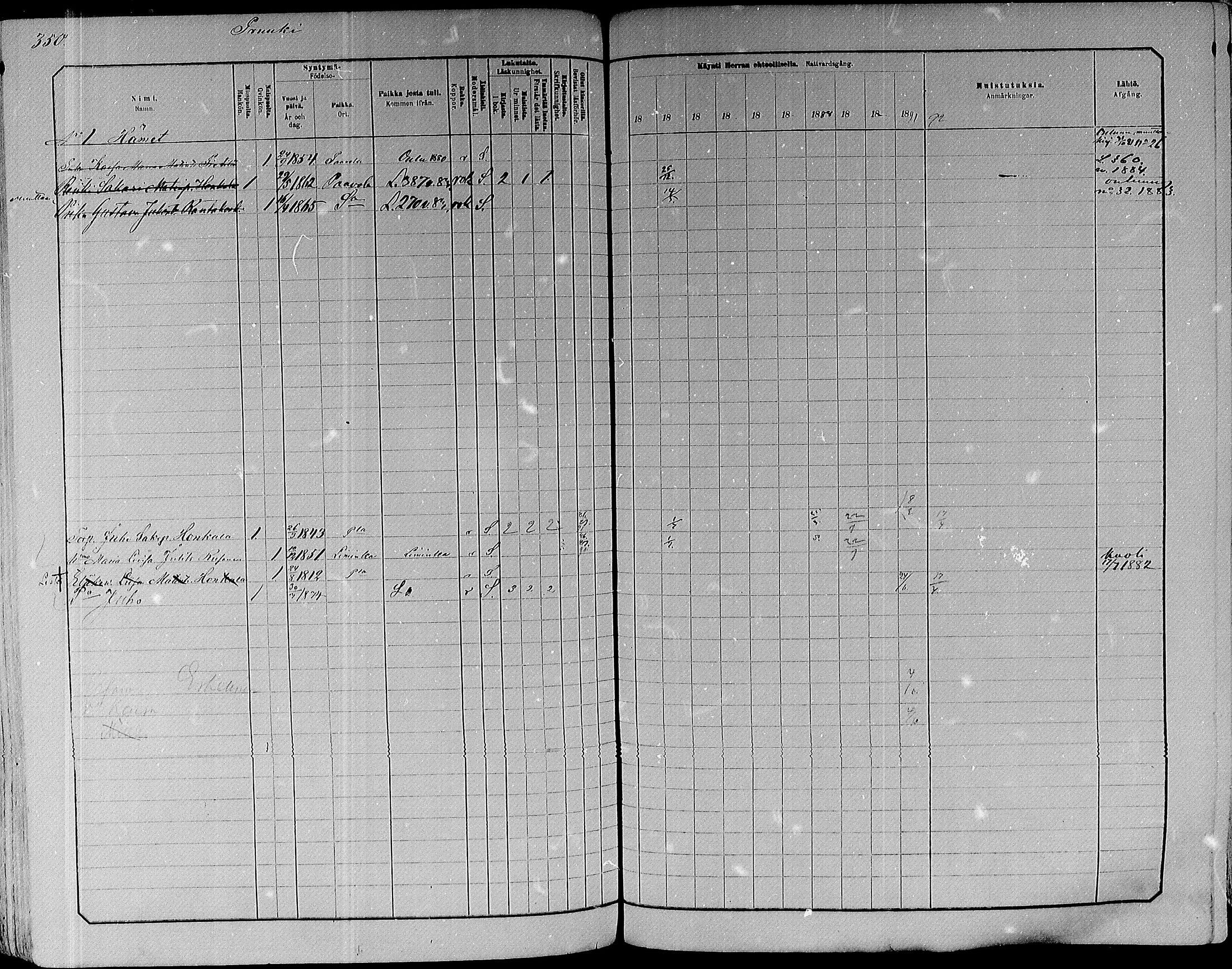 [ ../kirjat/Kirkonkirjat/paavola/rippikirja_1882-1891_mko132-150/kuvat/331.jpg ]